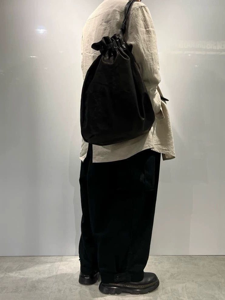 Yohji Yamamoto yohji yamamoto Drawstring Bundle Bag Wandering Dumpling Bu Size ONE SIZE - 6 Thumbnail