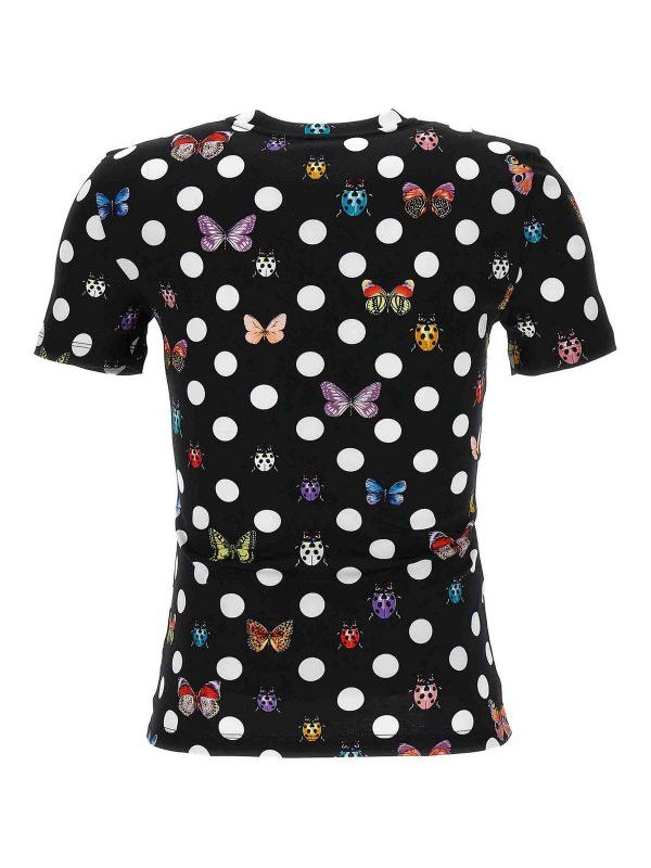 Versace o1y0226 Crewneck T-Shirt in Multicolor Size XS / US 0-2 / IT 36-38 - 2 Thumbnail