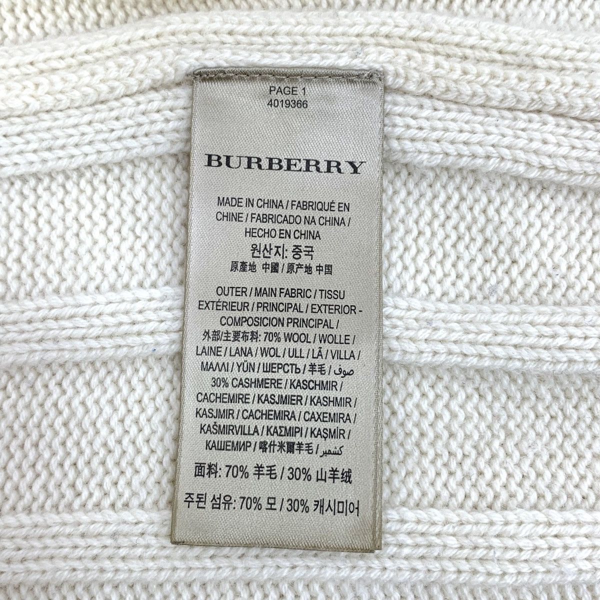 Burberry Burberry Buckle Detail Wool Long Sleeve Knit Sweater K26WX Size M / US 6-8 / IT 42-44 - 6 Thumbnail