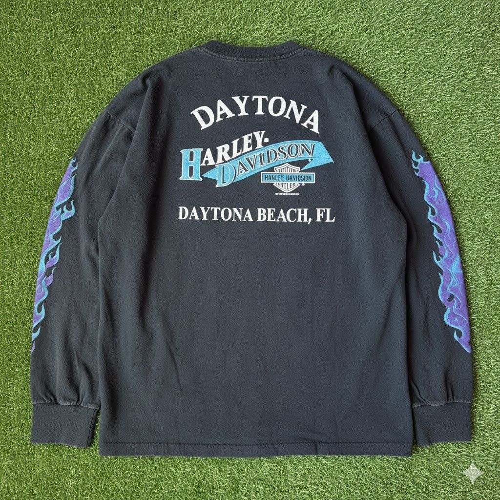 Harley Davidson Harley Davidson longsleeve Chrome sweet chrome reprint shirt Size US XL / EU 56 / 4 - 2 Thumbnail