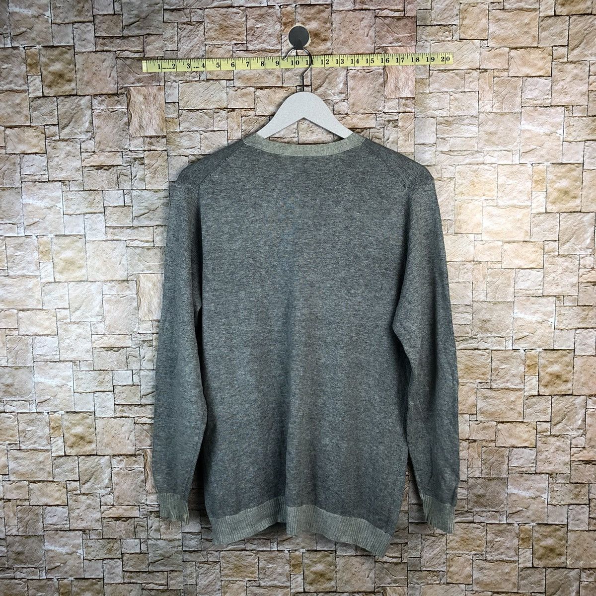 Homespun Knitwear × Japanese Brand Japanese Brand Grey Cardigan Knitwear #A1210 Size US M / EU 48-50 / 2 - 13 Thumbnail
