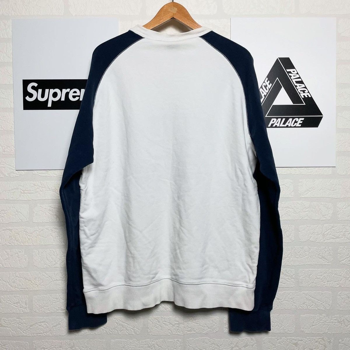 Nike × Vintage Vintage Sweatshirt Nike Y2K Big central logo Size US L / EU 52-54 / 3 - 2 Thumbnail