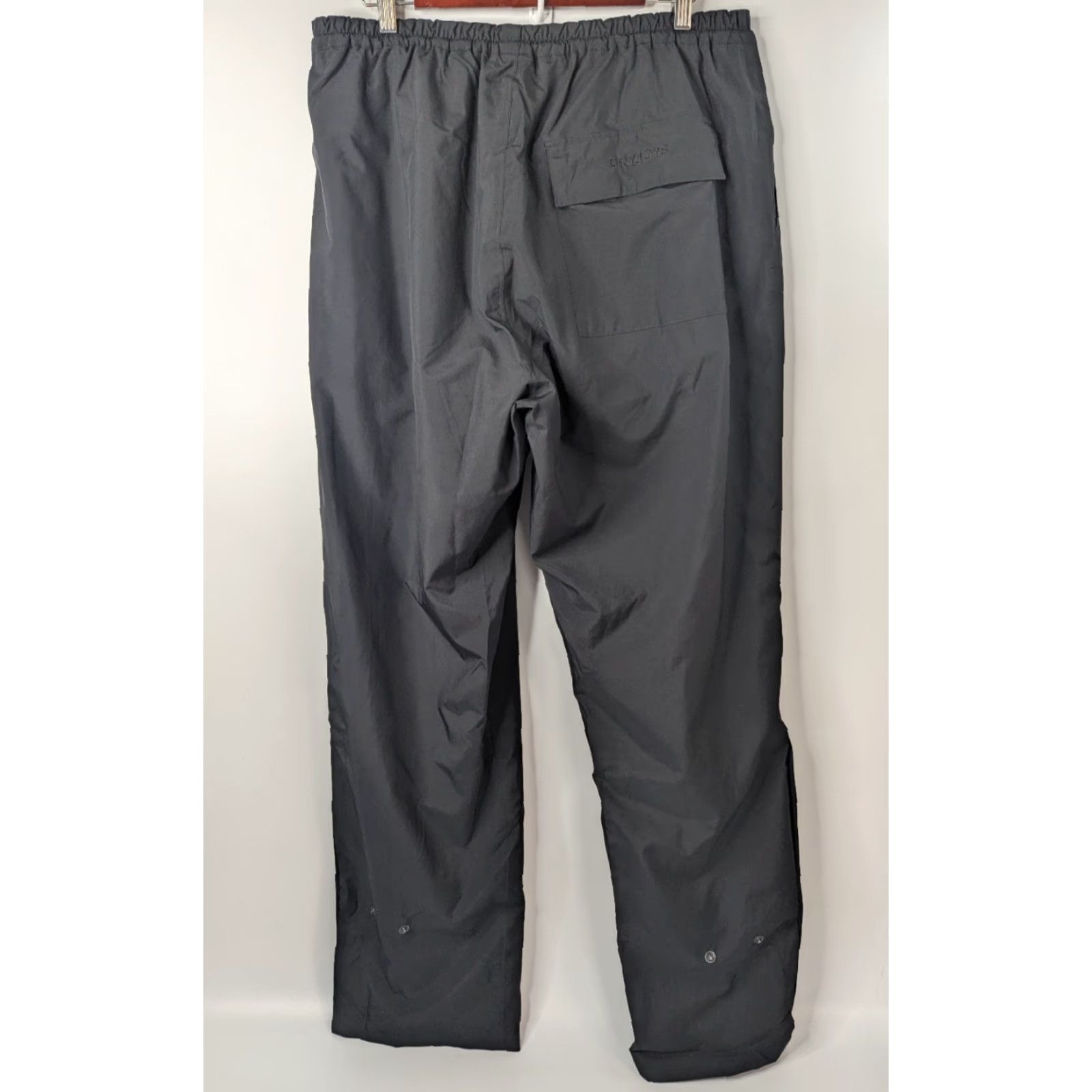 Footjoy FootJoy Pants Black Windbreaker DryJoy Ankle Zip Waterproof Sz XL Sports Logo FootJoy Men's Pants Size US 36 / EU 52 - 6 Thumbnail