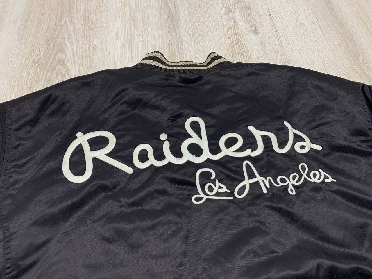 Reebok × Vintage Mens vintage bomber jacket Reebok Raiders Los Angeles Size US XL / EU 56 / 4 - 13 Thumbnail