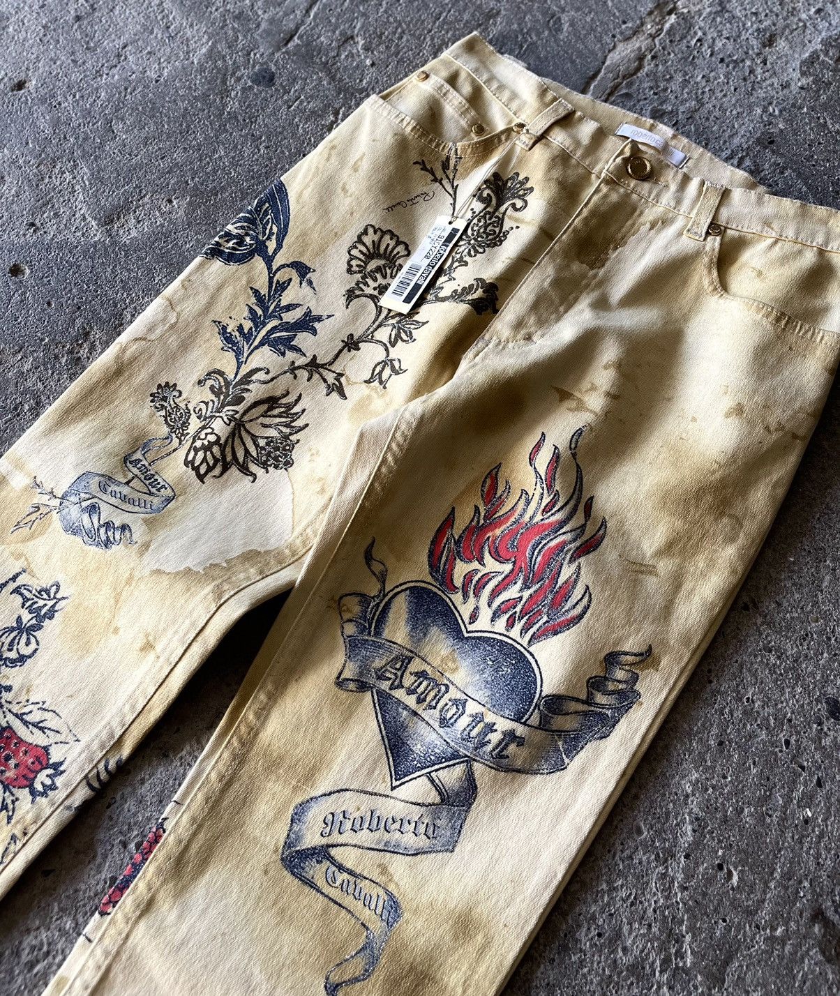 Roberto Cavalli Archive Roberto Cavalli - S/S 2003 - Tattoo Jeans Size 25" / US 0 / IT 36 - 6 Thumbnail