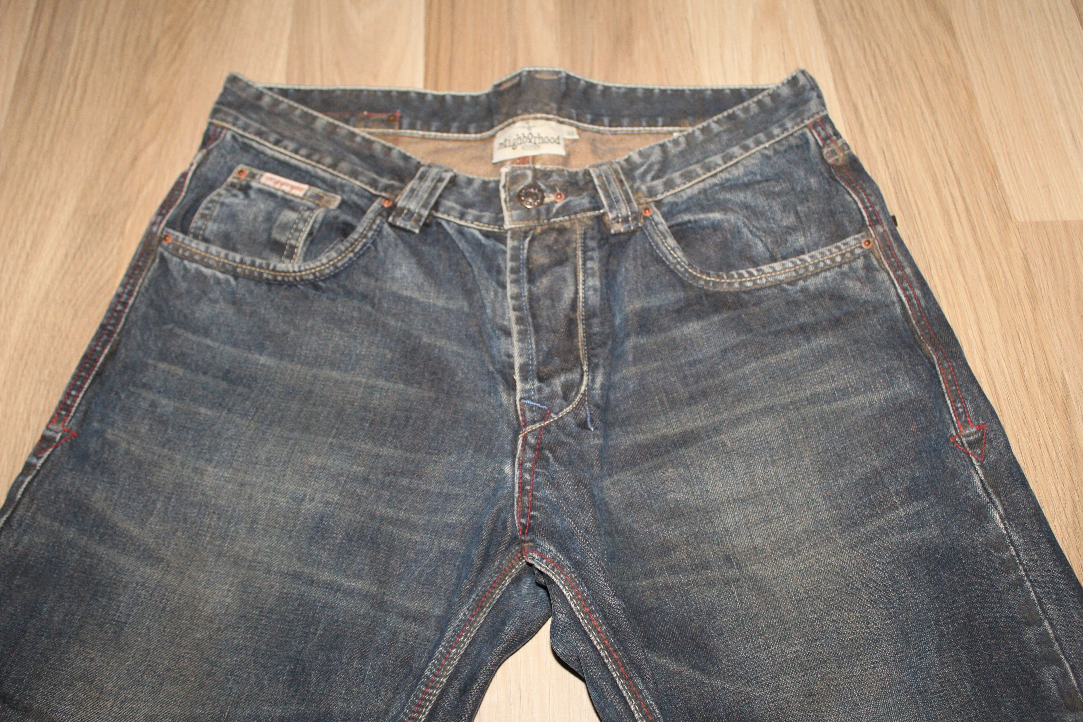 Japanese Brand × Neighborhood Neighbourhood NYC Faded Fake Dirty Jeans Y2K Size US 32 / EU 48 - 10 Thumbnail