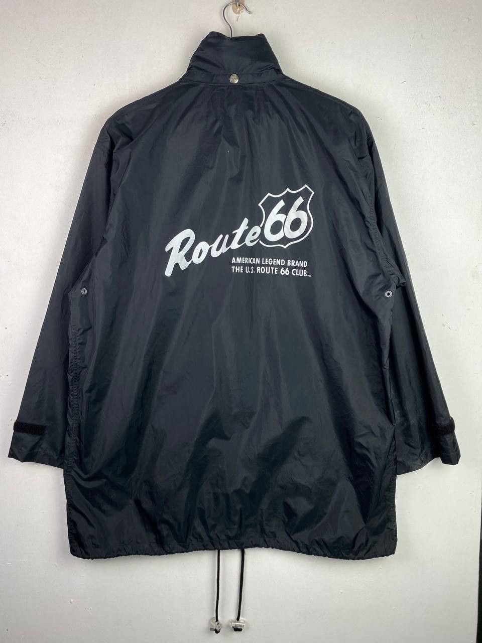 image of Avant Garde x Route 66 Vintage Route 66 American Legend Brand Light Jacket in Black (Size 2XL)