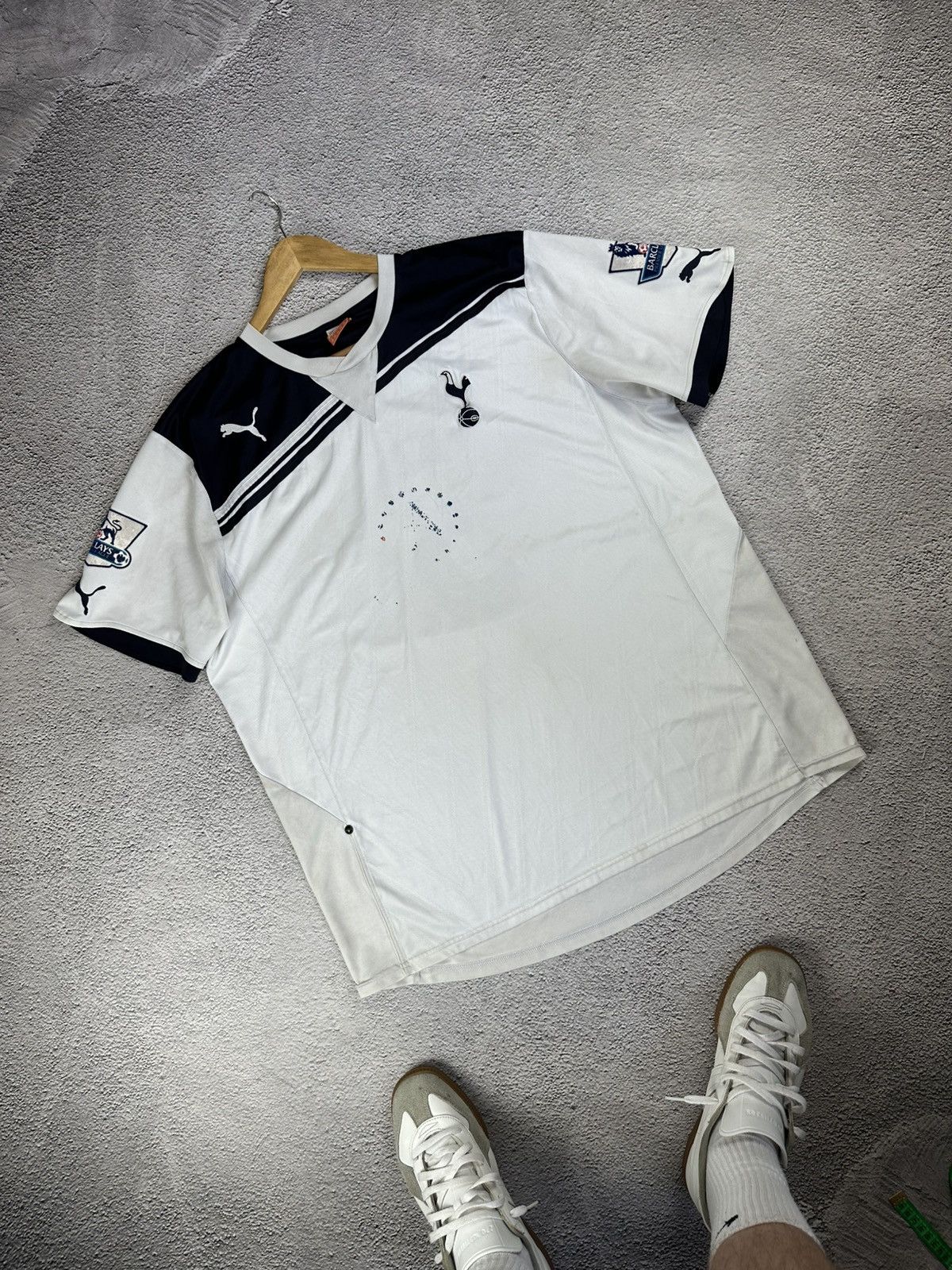 Puma Vintage Puma Tottenham 2010/11 Bale #3 Jersey Blockcore Y2K Size US XXL / EU 58 / 5 - 3 Thumbnail