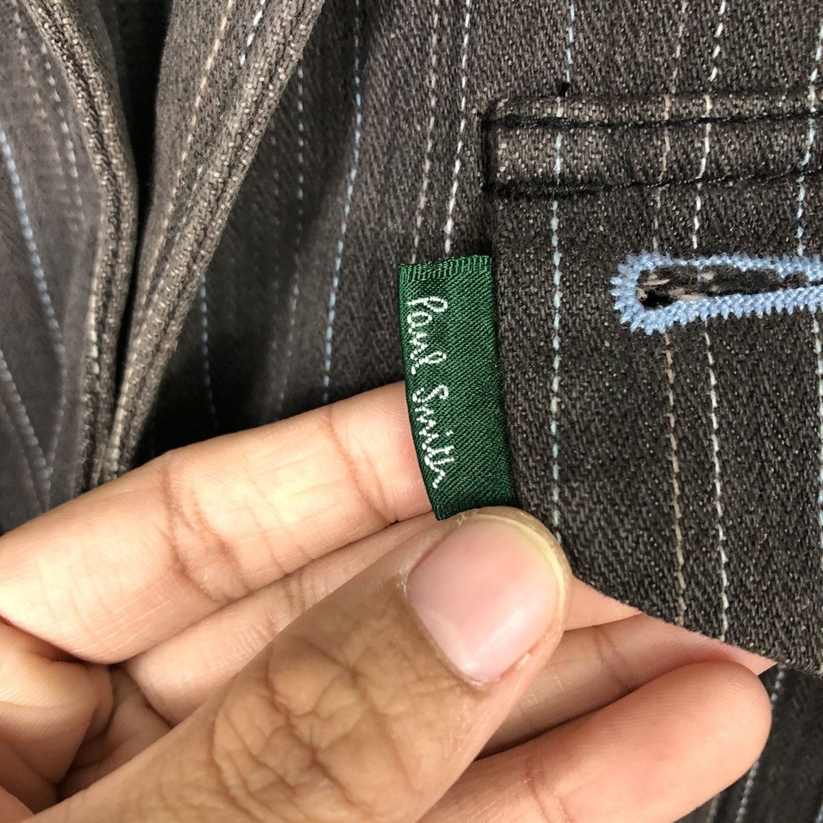 Japanese Brand × Vintage 📌Vintage Hickory Chore Jacket Paul Smith Jeand Issey Miyake Size US M / EU 48-50 / 2 - 18 Thumbnail