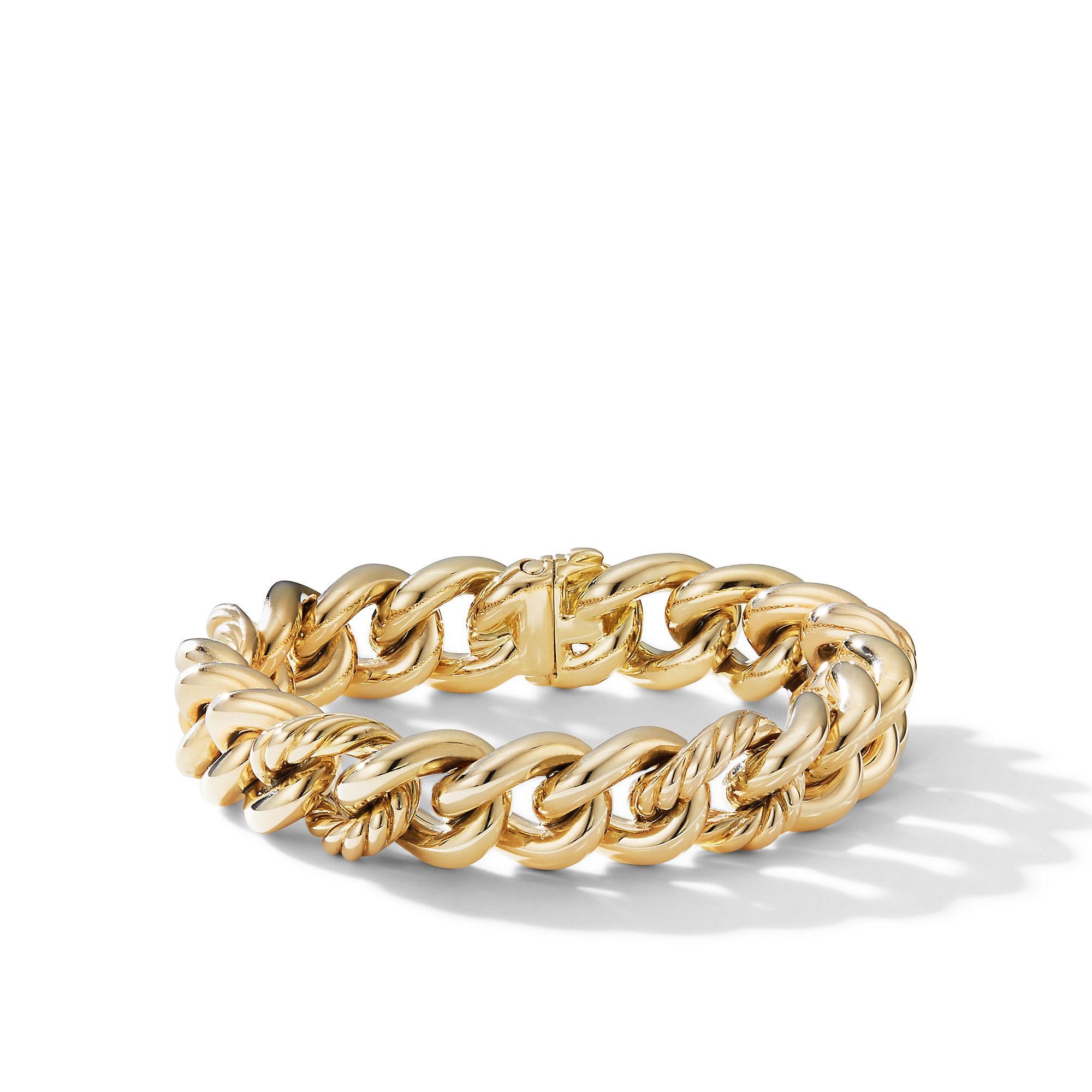 David Yurman o1w1db10325 BC0463 Bracelet in 18K Yellow Gold & 13.5mm Size ONE SIZE - 1 Thumbnail