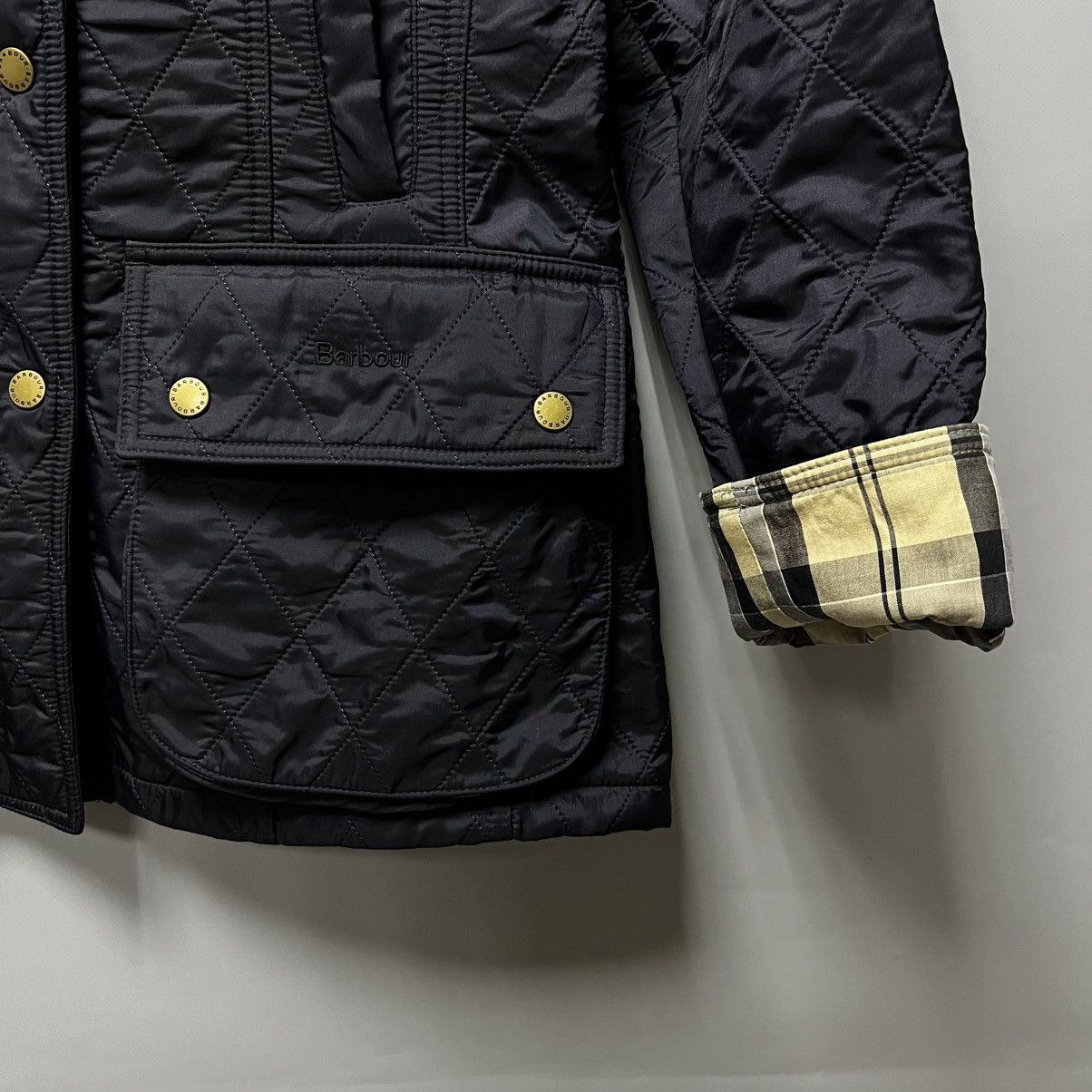 Barbour Womens Barbour Beadnell Polarquilt Quilted Jacket Navy Size M / US 6-8 / IT 42-44 - 5 Thumbnail