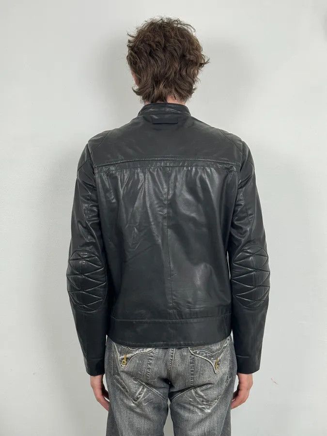Prada AW2009 Prada Black Padded Leather Biker Jacket Size US M / EU 48-50 / 2 - 3 Thumbnail