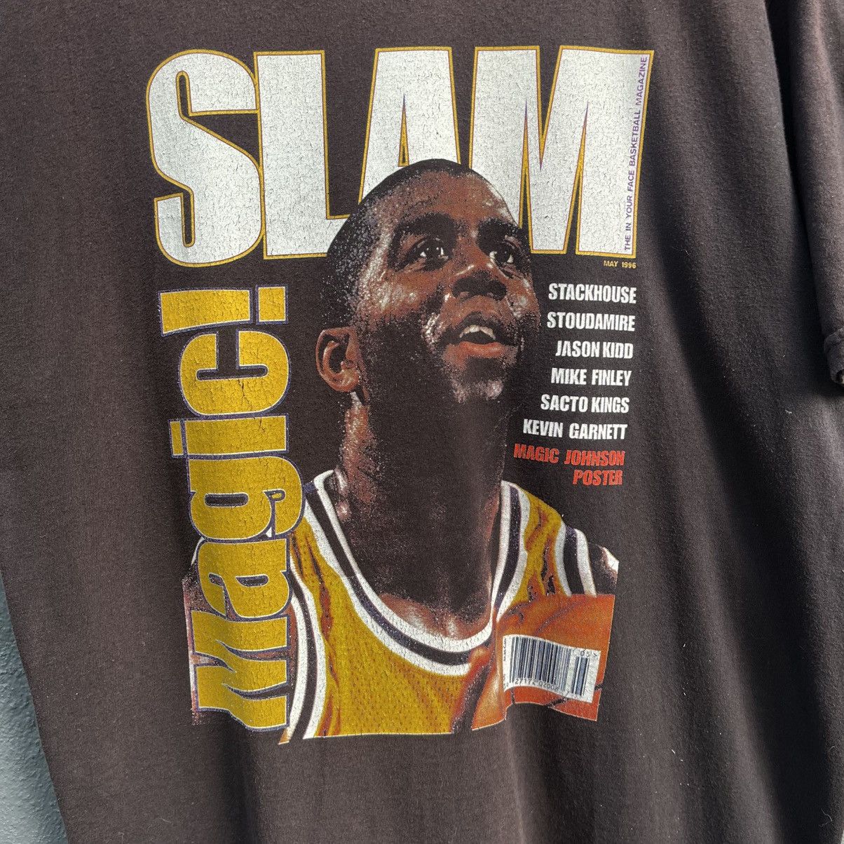 Mitchell & Ness Thrashed Faded Mitchell&Ness Magic Johnson Tee Size US L / EU 52-54 / 3 - 2 Thumbnail
