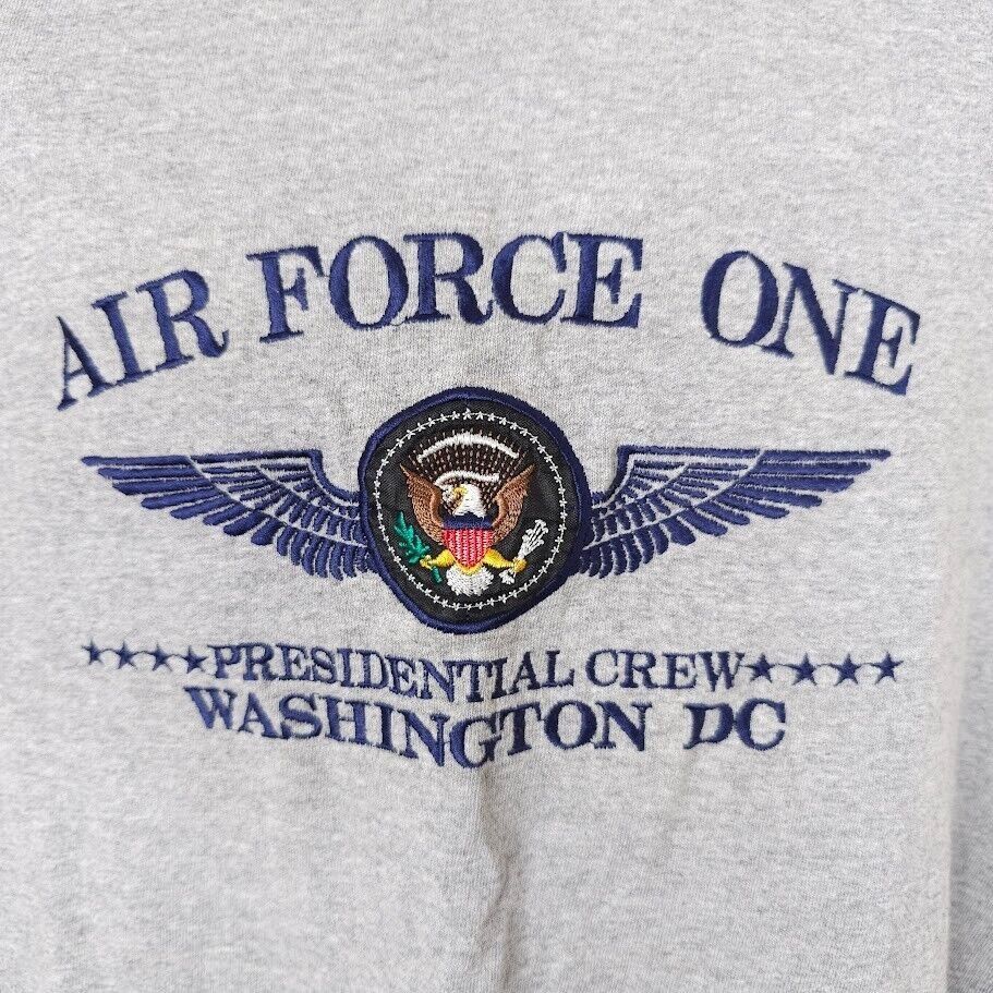 Other Air Force One T Shirt Mens Size XL Gray Presidential Crew Size US XL / EU 56 / 4 - 2 Thumbnail