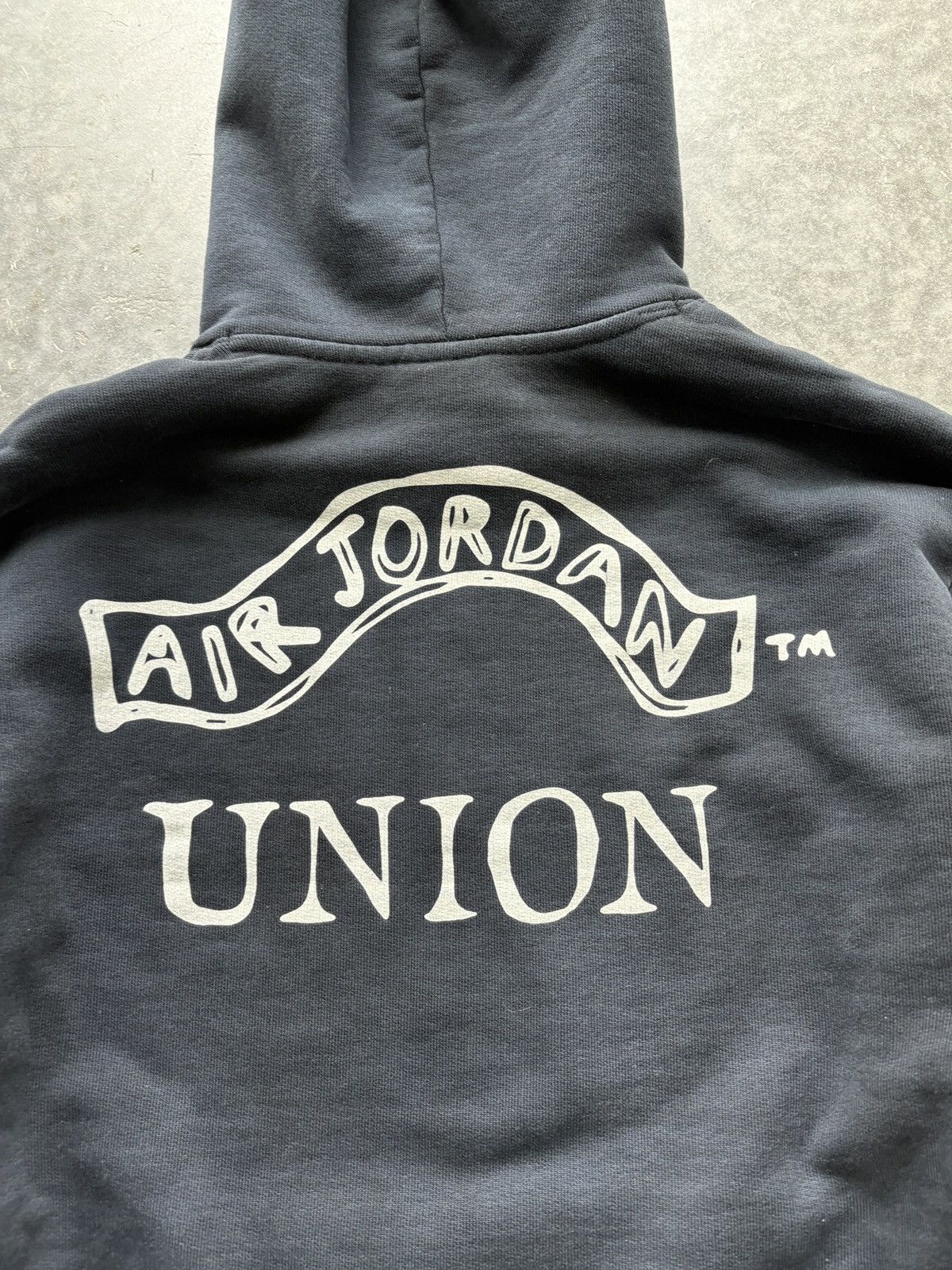 Jordan Brand × Union LA Air Jordan x Union LA Faded Black Hoodie Size US M / EU 48-50 / 2 - 2 Thumbnail