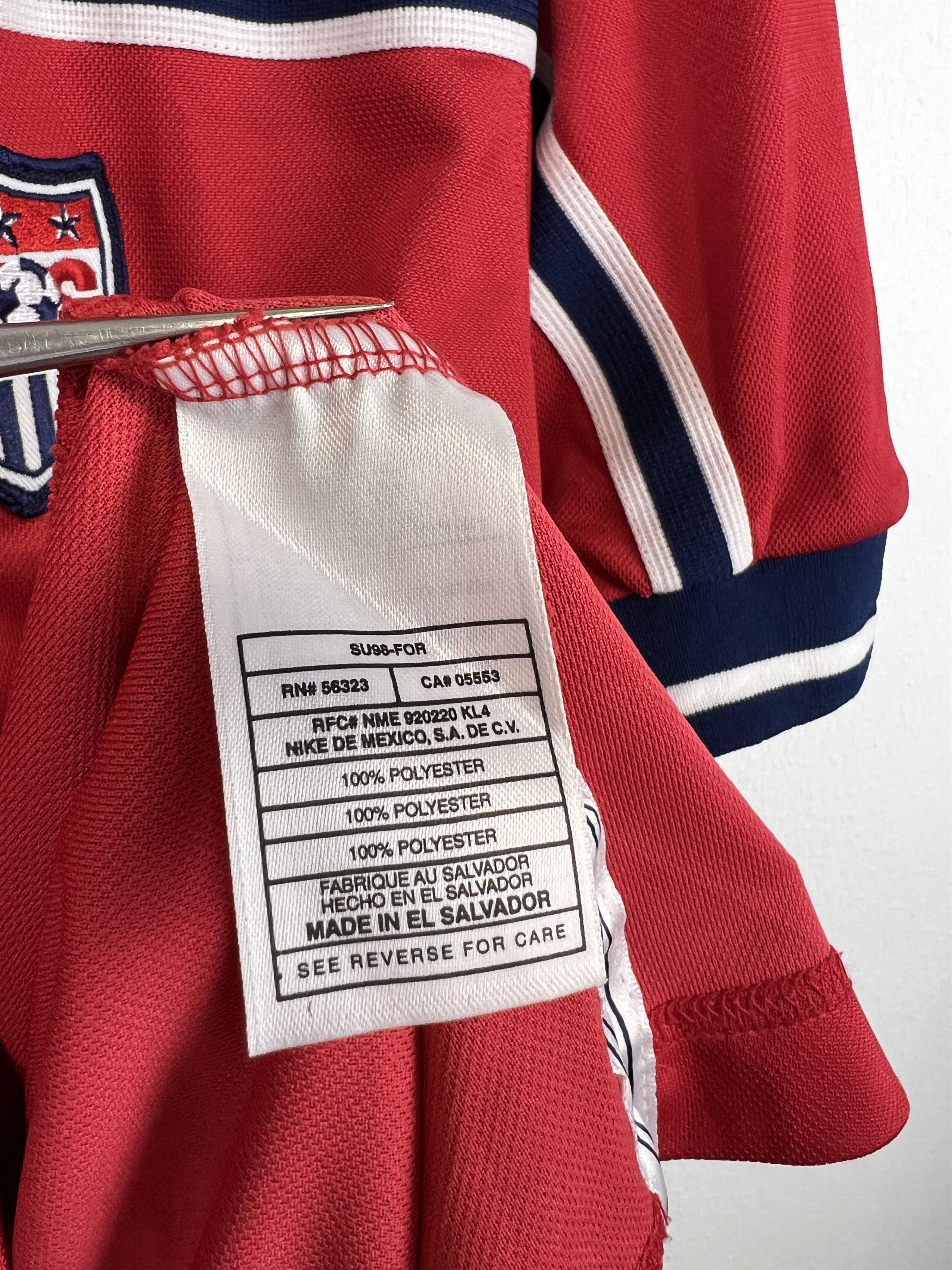 Nike USA Away football shirt 1998 Soccer Jersey Trikot National Size US M / EU 48-50 / 2 - 7 Thumbnail