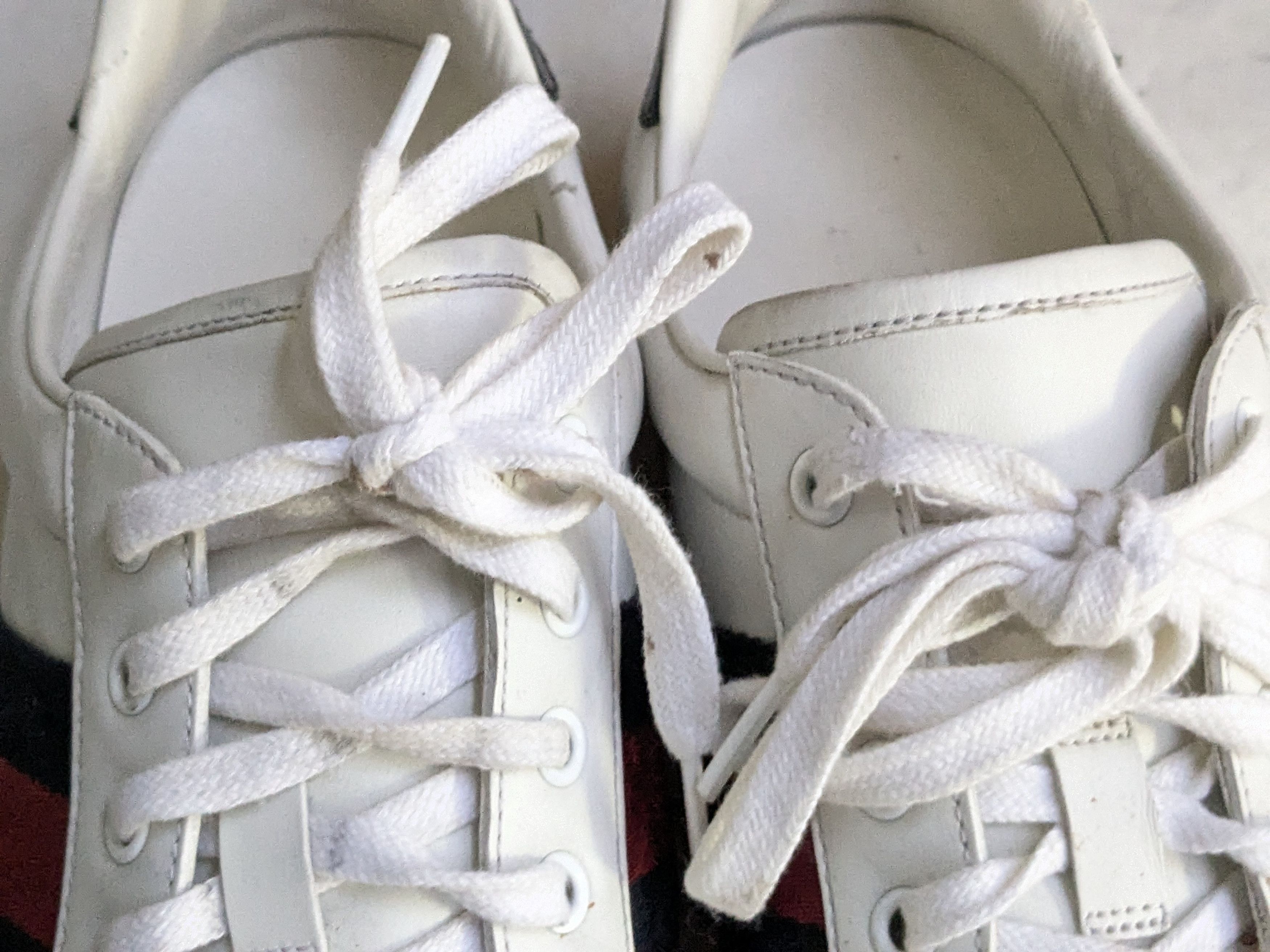 Gucci Gucci Ace Sneakers White Low Tops 9.5 Leather Size US 9.5 / EU 42-43 - 2 Thumbnail