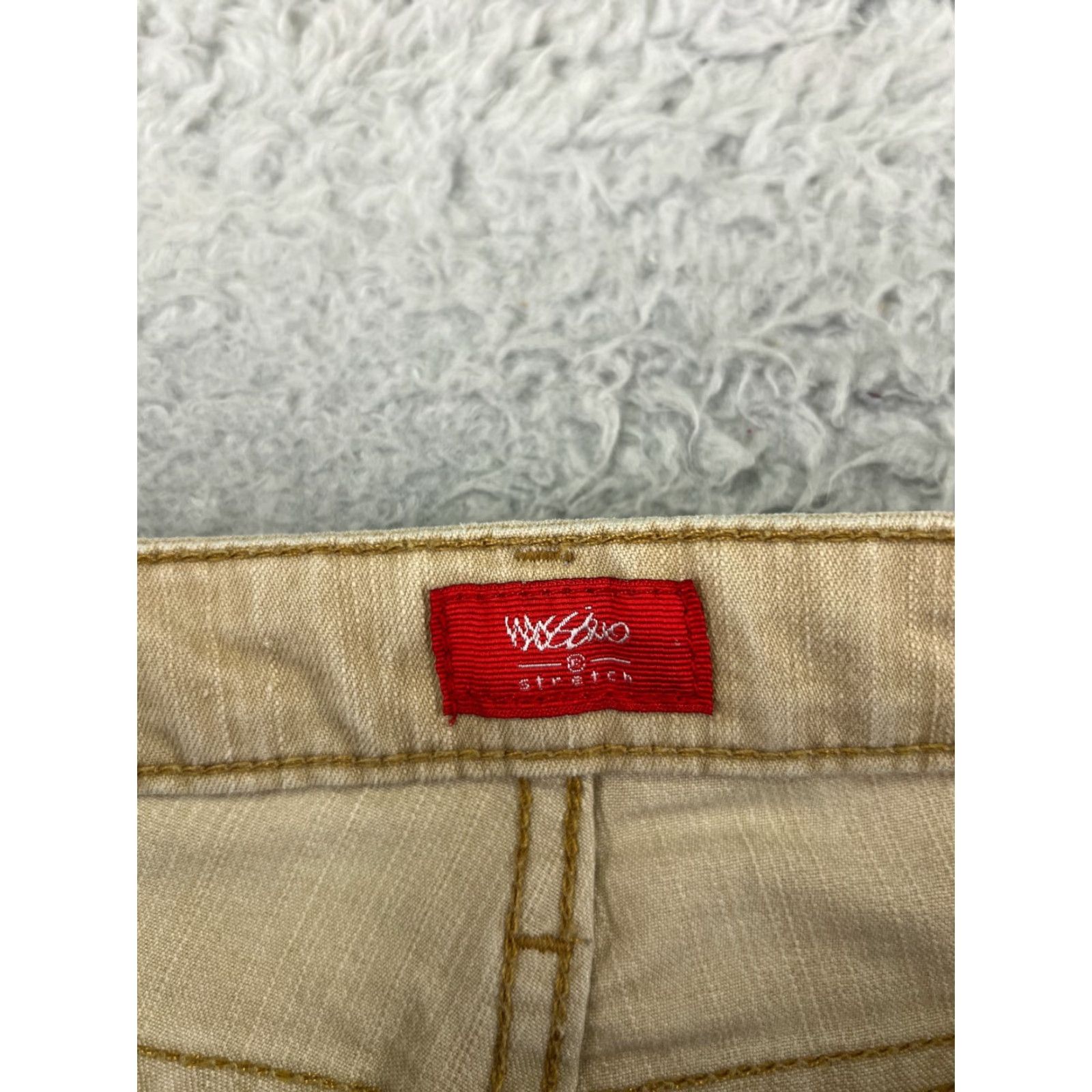 Mossimo MOSSIMO Jeans Women 5-Pocket Flared Denim Beiges Mid Rise 27x30 Regular Size 3 Stretch Cotton Blend Adult Womens Size 26" / US 2 / IT 38 - 6 Thumbnail
