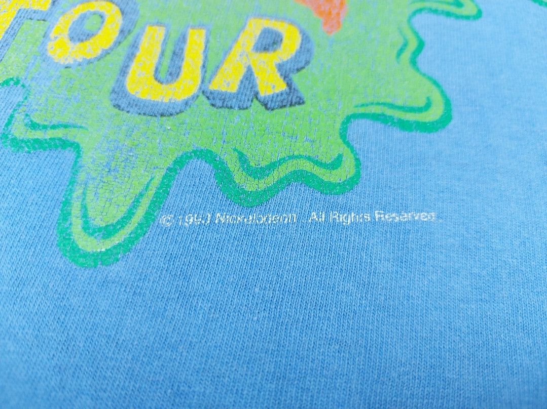 Nickelodeon Vintage 90s 1994 Nickelodeon Live Tour Single-Stitch TEE Size US XL / EU 56 / 4 - 5 Thumbnail