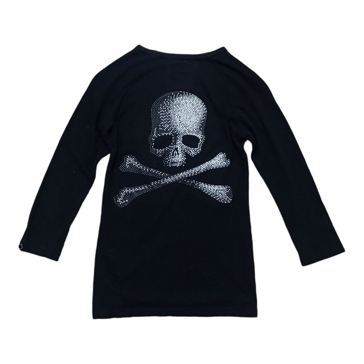 Japanese Brand × Roen Roen The Skull is Embossed In Silver T-shirt Size US XS / EU 42 / 0 - 2 Thumbnail