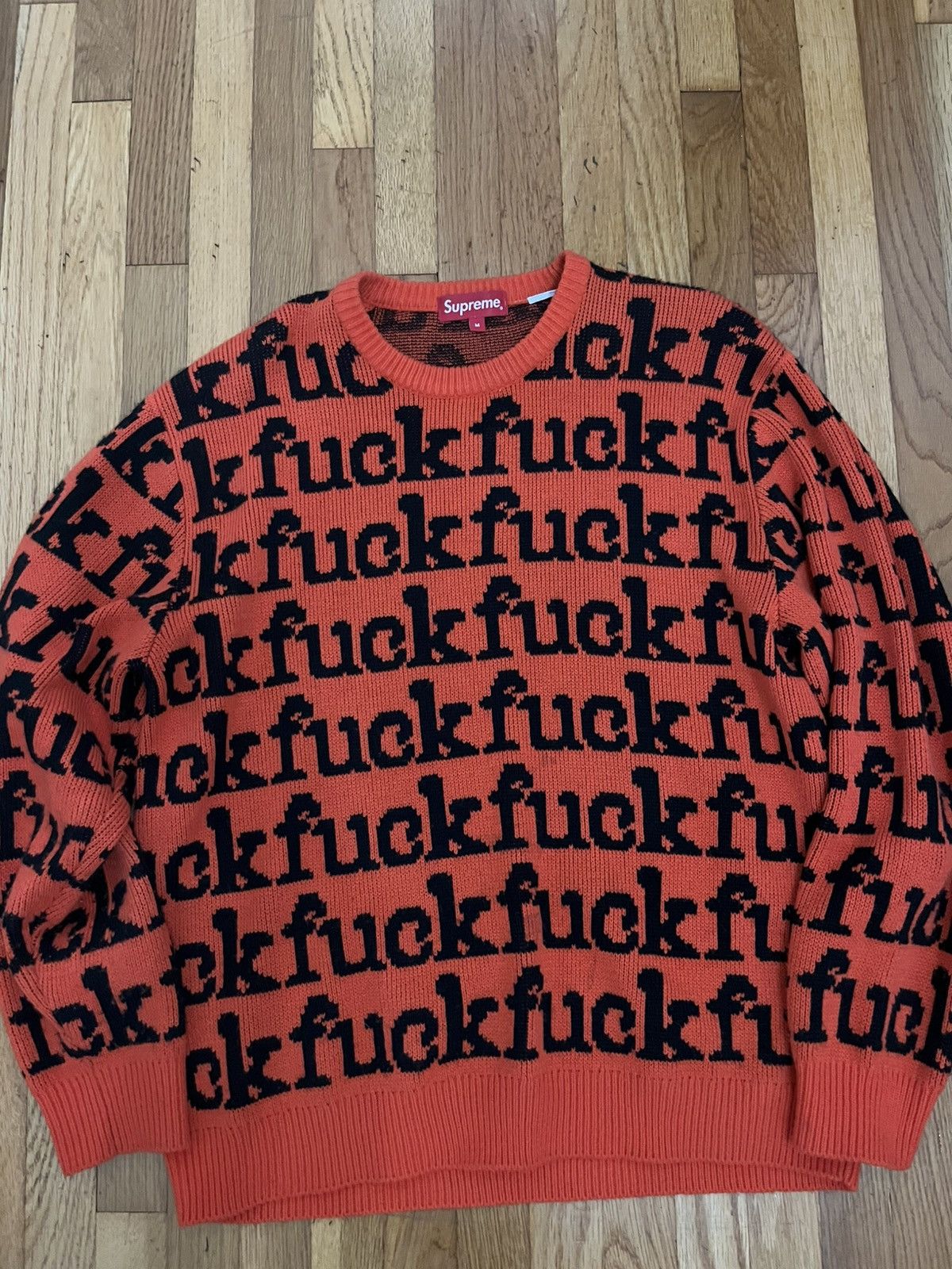 Supreme Fuck Sweater | Grailed