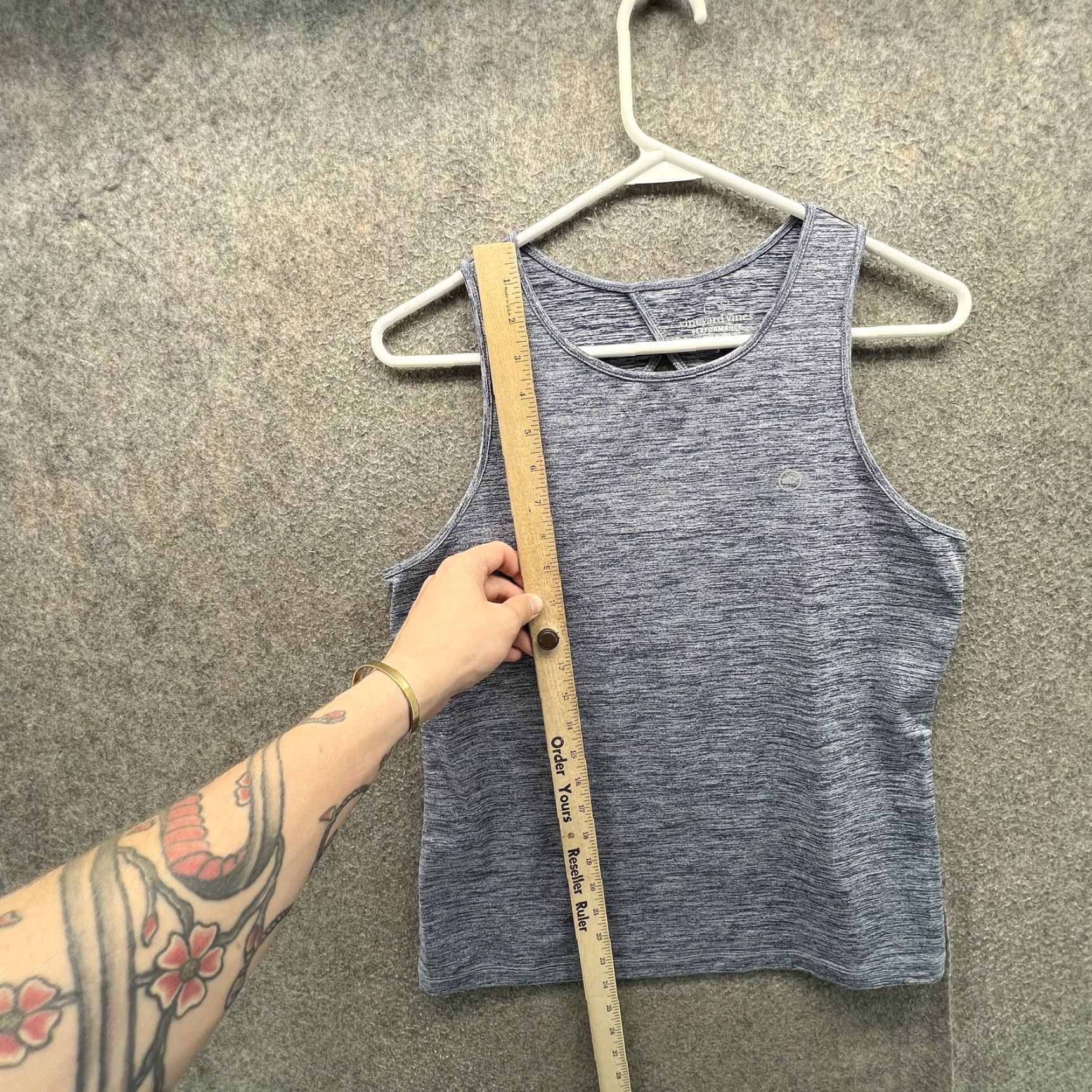 Vineyard Vines Vineyard Vines Tank Top Womens Small Blue Performance Racerback Stretch Athletic Shirt Ladies XS? Size S / US 4 / IT 40 - 4 Thumbnail