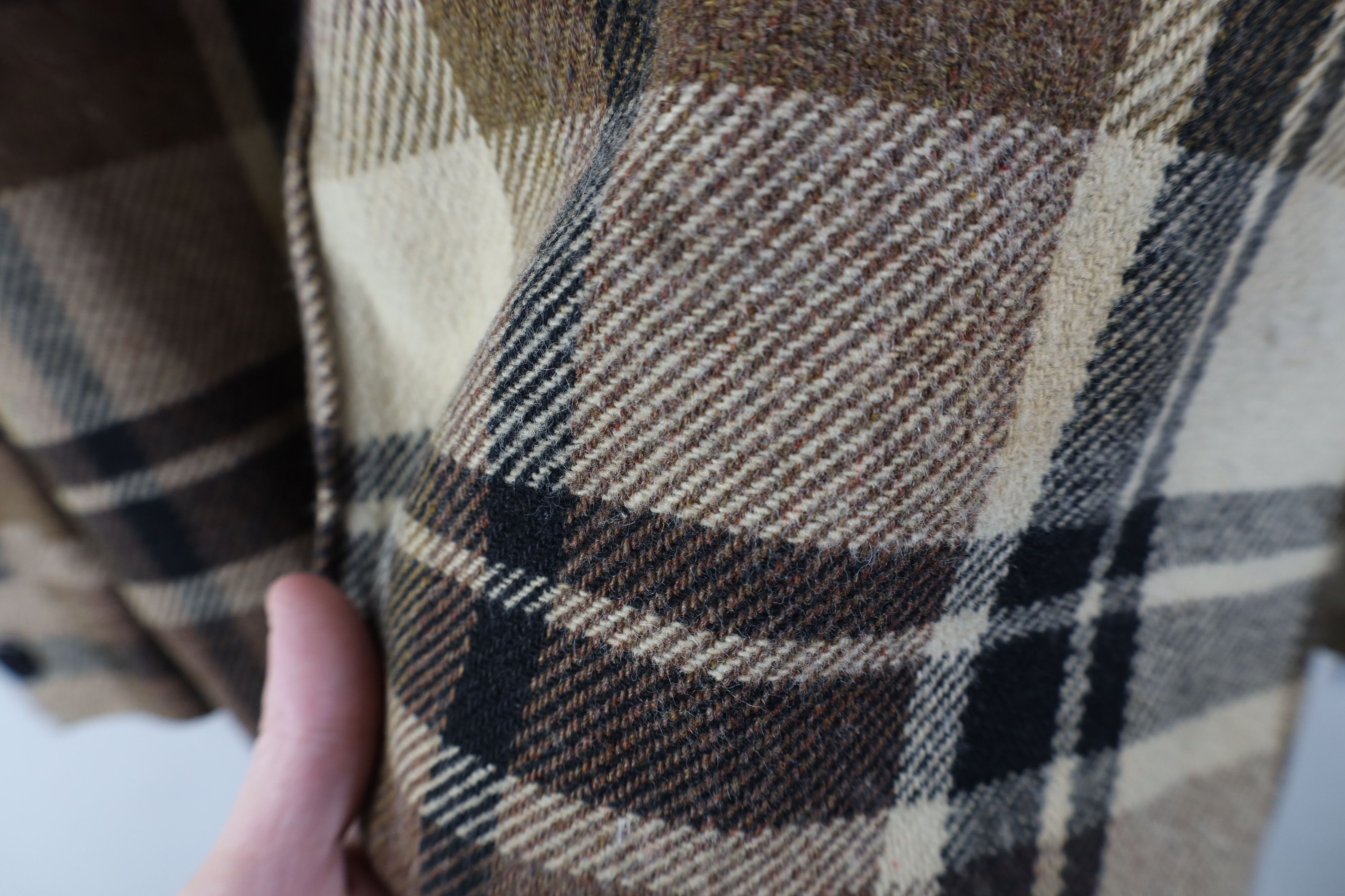 Vintage Vintage 60s Streetwear Wool CPO Shirt Jacket Jac Shirt Plaid Size US L / EU 52-54 / 3 - 5 Thumbnail