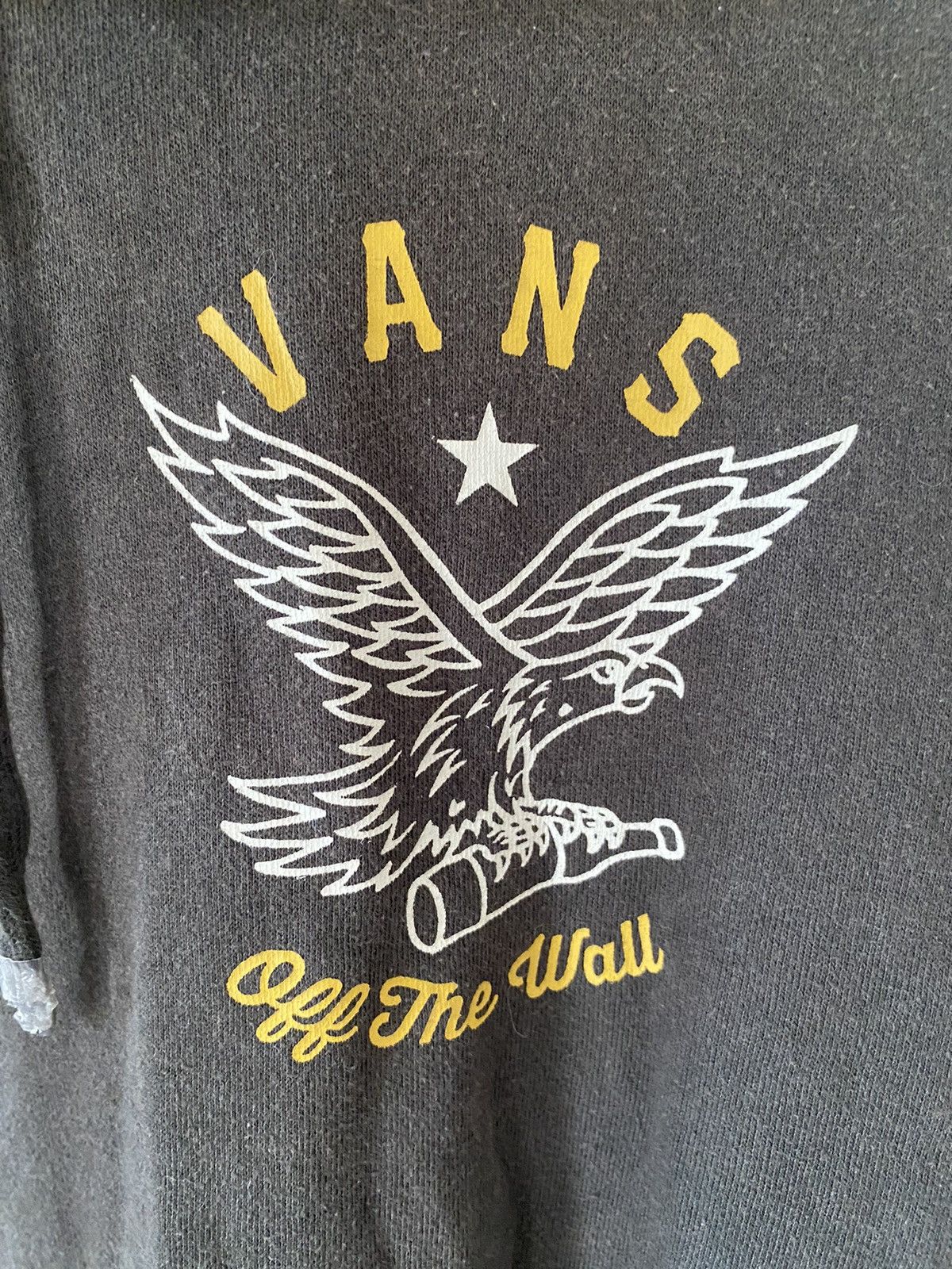 Vans × Vintage Vans "Now Or Never" Faded Dark Grey Hoodie Size US L / EU 52-54 / 3 - 3 Thumbnail