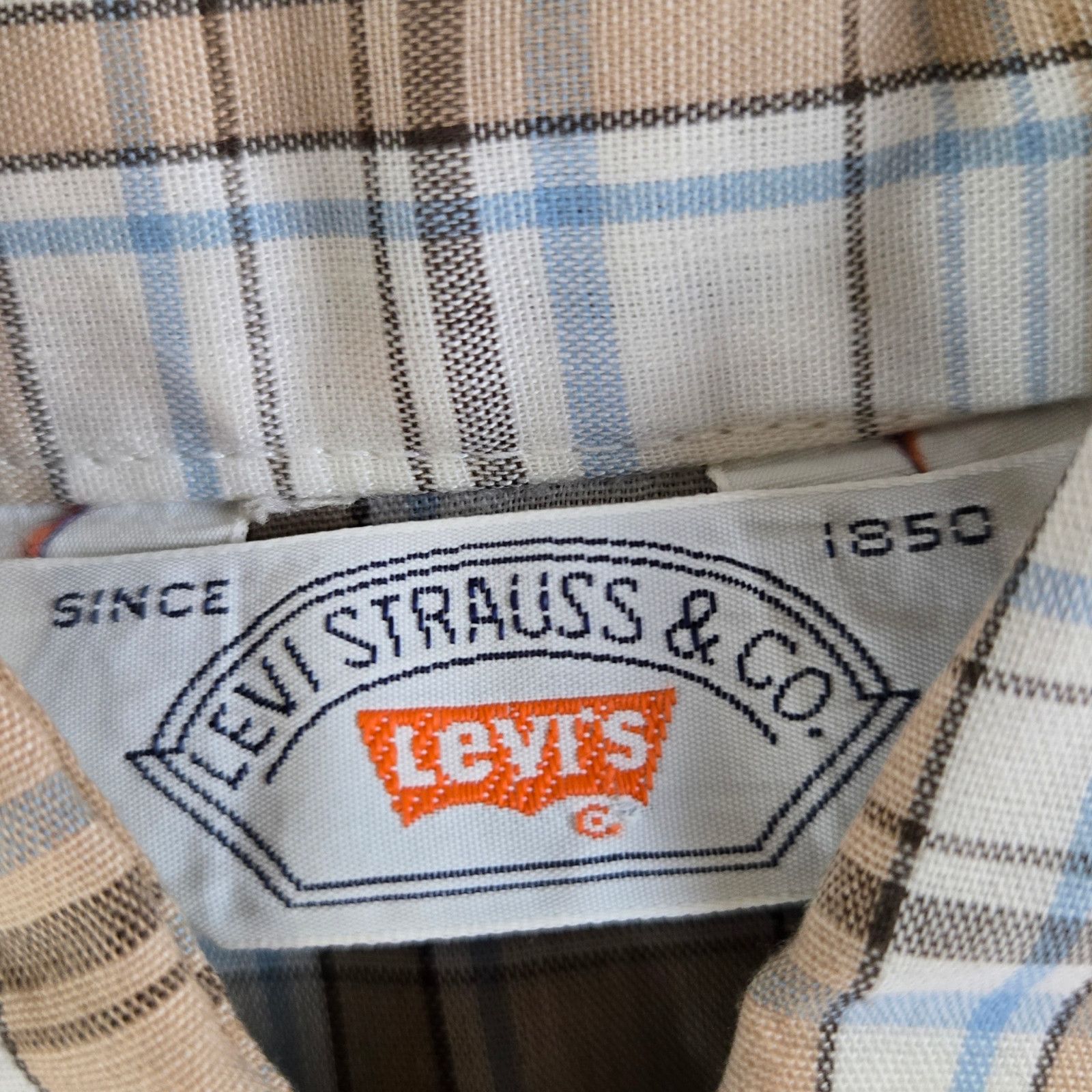 Levi's 70s Levi's Plaid Button Down XS Size US XS / EU 42 / 0 - 8 Thumbnail