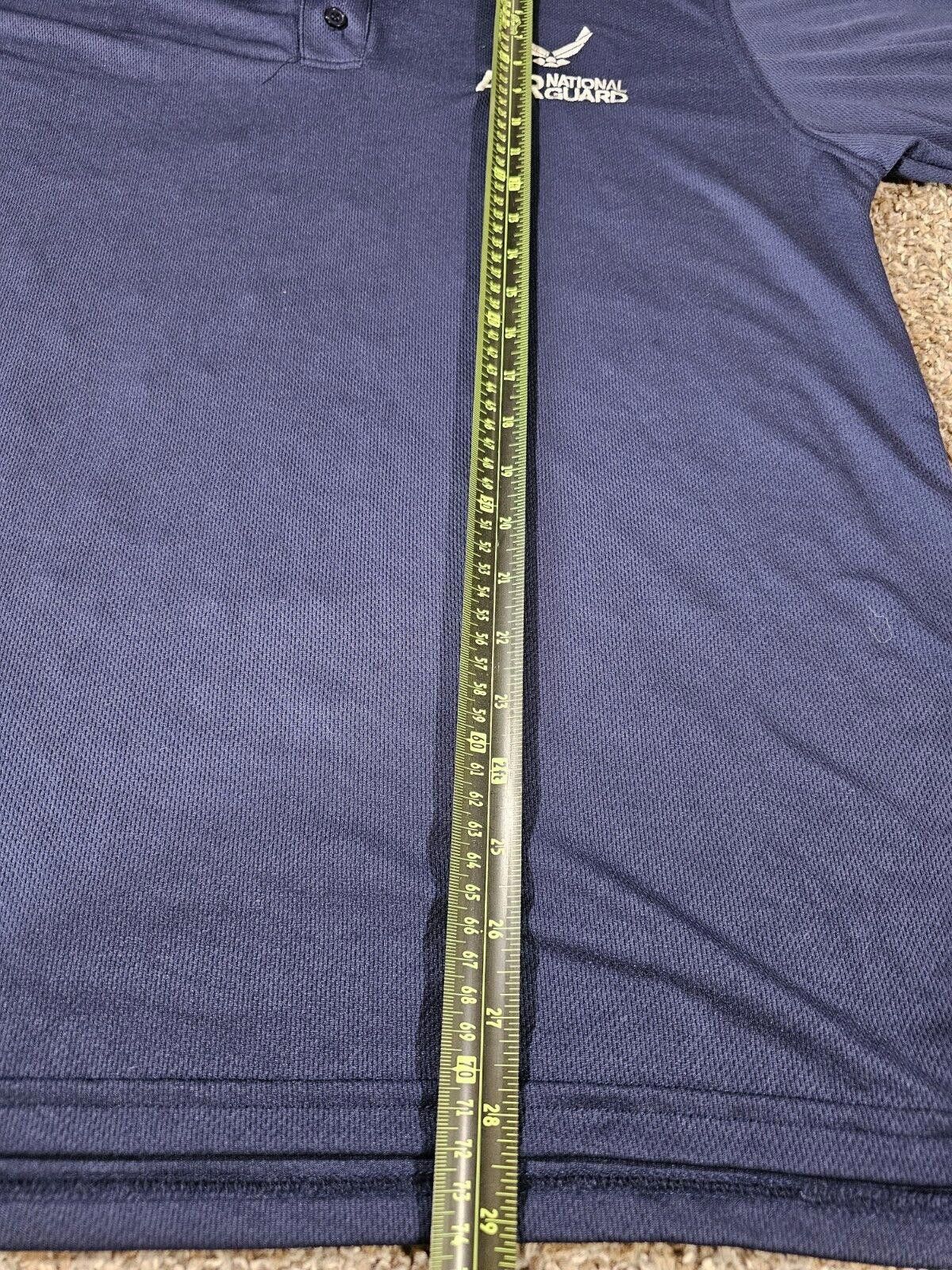 Designer Air National Guard GoANG blue MED polo USA MADE Seam Issue Size US M / EU 48-50 / 2 - 5 Thumbnail