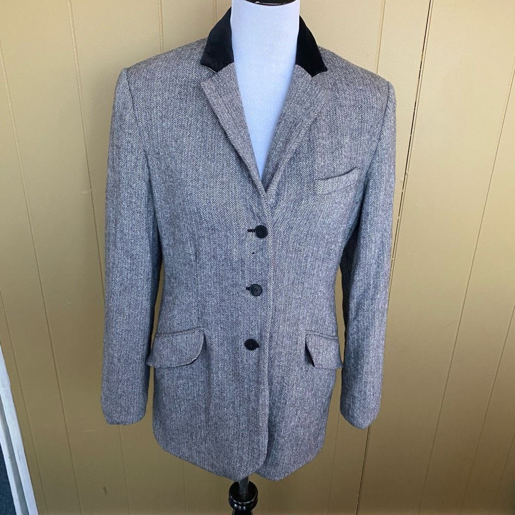 Evan Picone Evan Picone wool Blend women 12 three button blazer jacket w Size XL / US 12-14 / IT 48-50 - 1 Thumbnail