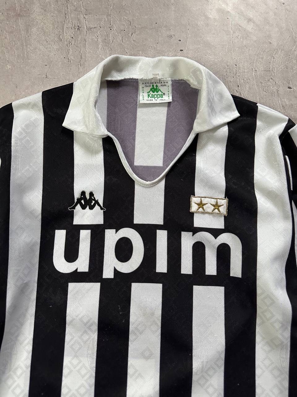 Kappa Juventus Kappa Upim Home LS Soccer Shirt #10 Roberto Baggio Size US XL / EU 56 / 4 - 5 Thumbnail