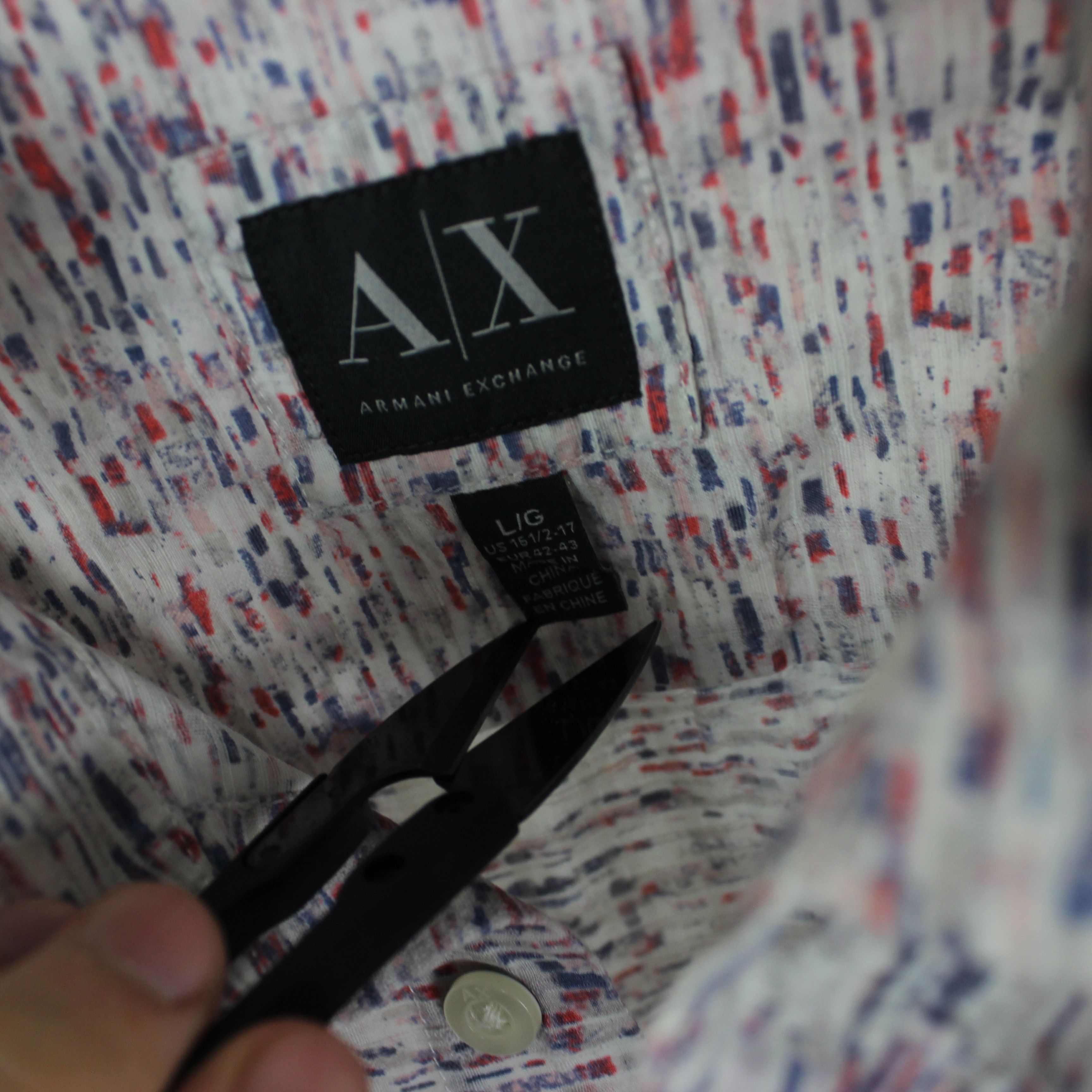 Armani Exchange AX Armani Exchange shirt buttons ups L Size US L / EU 52-54 / 3 - 4 Thumbnail