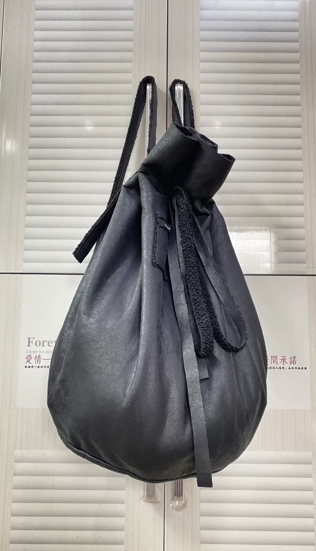 Other Dark Monk Distressed Sheepskin Sack Bag Size ONE SIZE - 1 Thumbnail