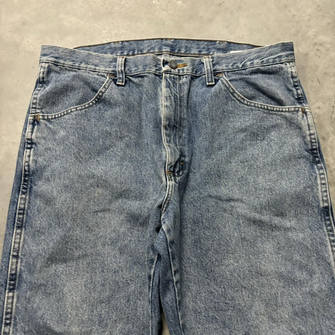 Japanese Brand × Vintage Crazy Vintage Y2K/2000s Grunge Medium Wash Denim Jeans! Size US 36 / EU 52 - 5 Thumbnail