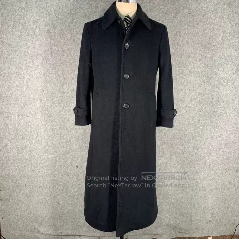 Comme des Garcons Comme des Garcons Black Knee-length Wool Coat Size M / US 6-8 / IT 42-44 - 1 Thumbnail