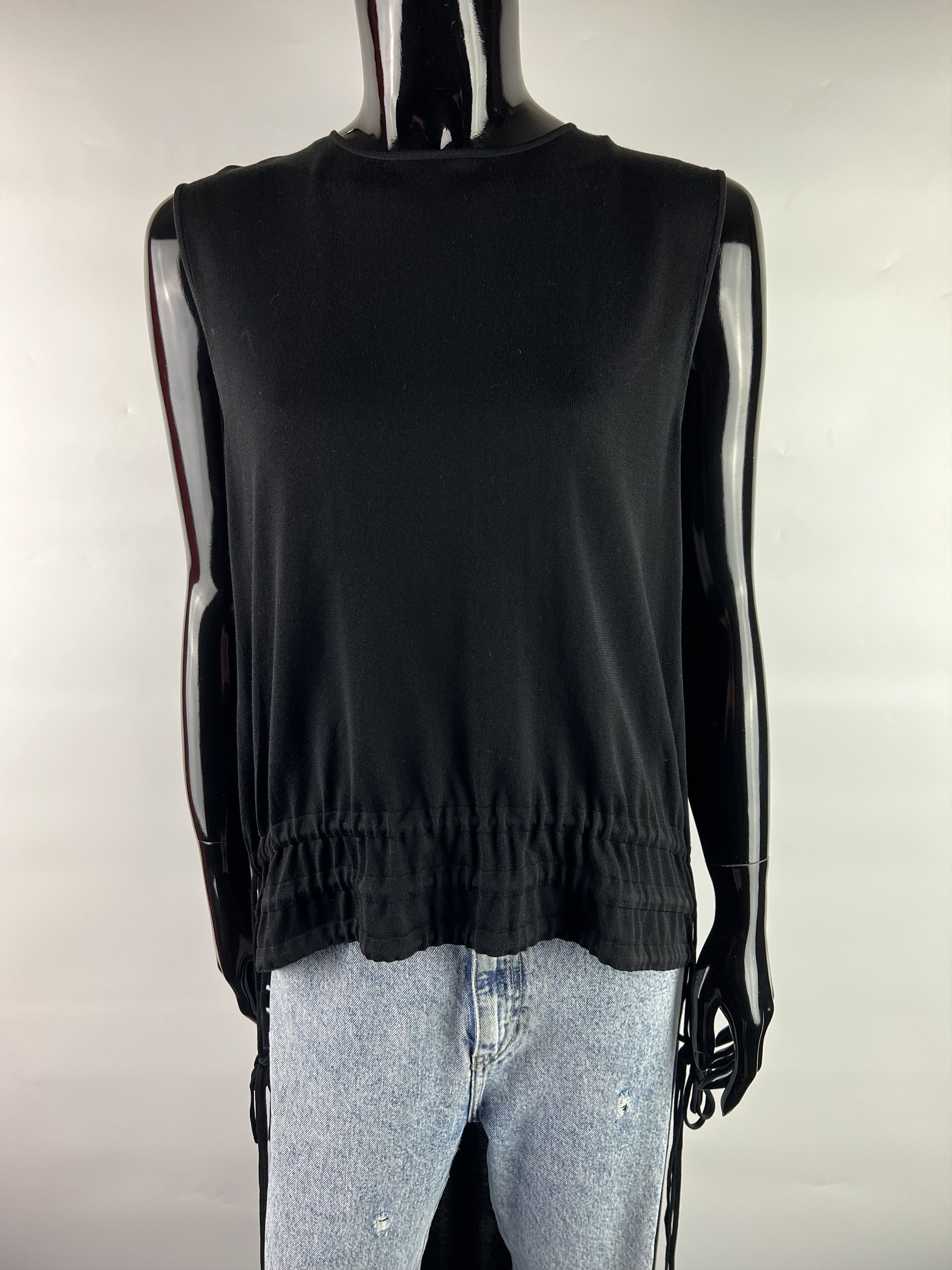 Cos COS Tunic Long Back Oversized Black Bondage Size XS Size XS / US 0-2 / IT 36-38 - 6 Thumbnail
