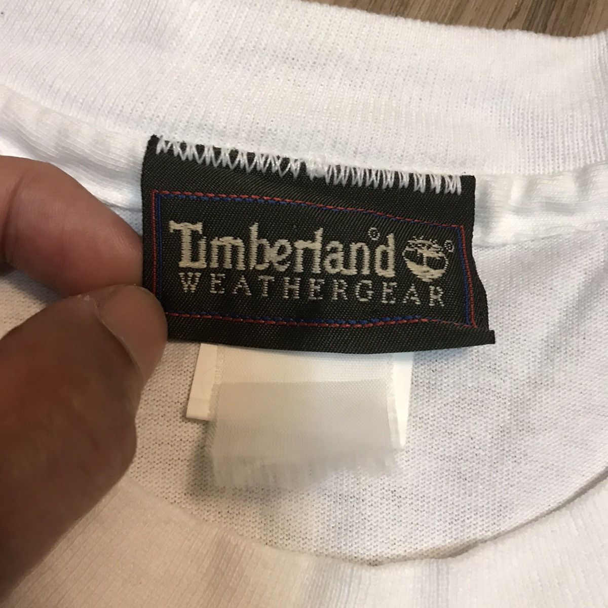 Timberland × Vintage VINTAGE TIMBERLAND WEATHER GEAR 90s RARE TEE Size US XL / EU 56 / 4 - 5 Thumbnail