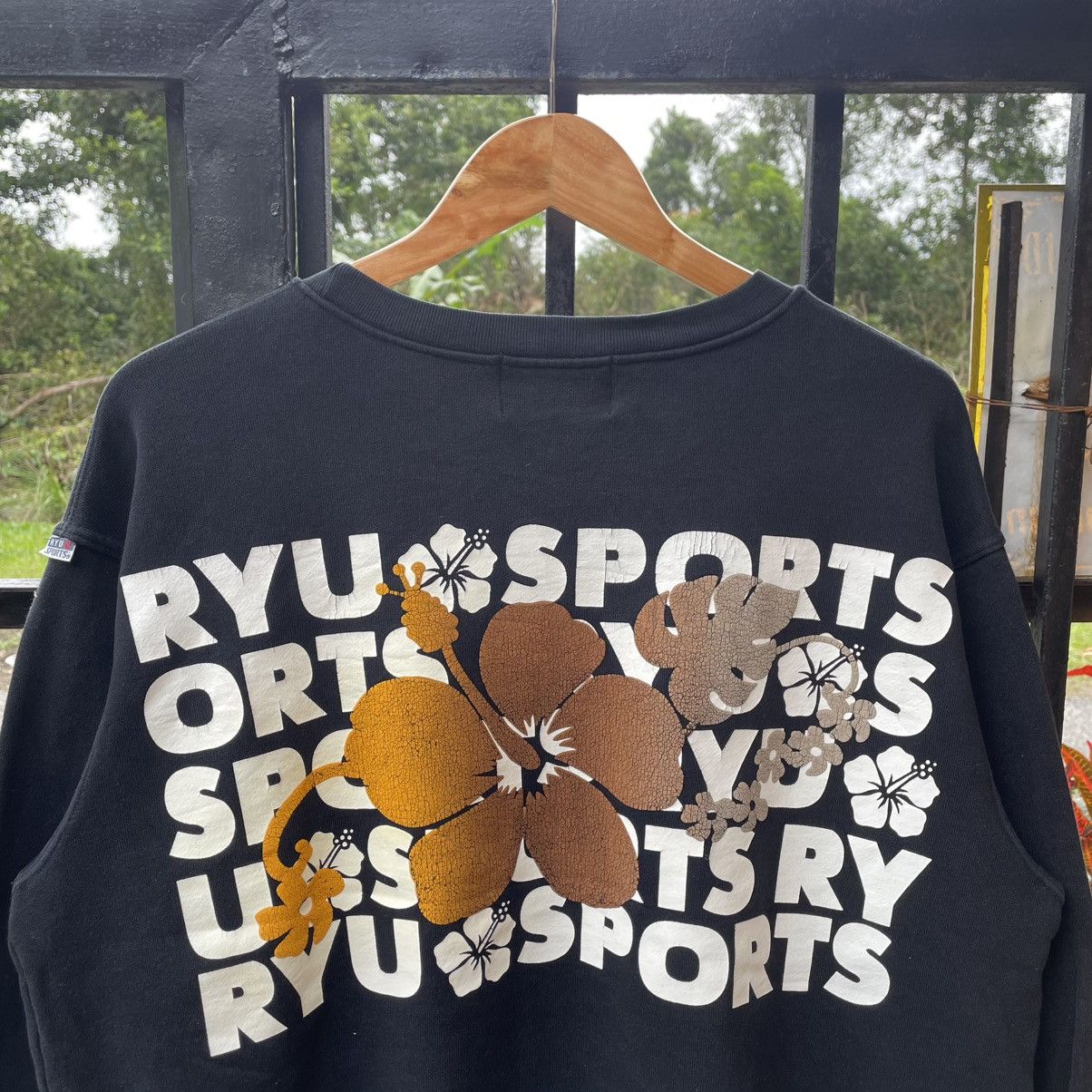 Japanese Brand 🔥🇯🇵Ryu Sports Shore Breeze Japan Big Logo Boxy Sweatshirts Size US M / EU 48-50 / 2 - 3 Thumbnail