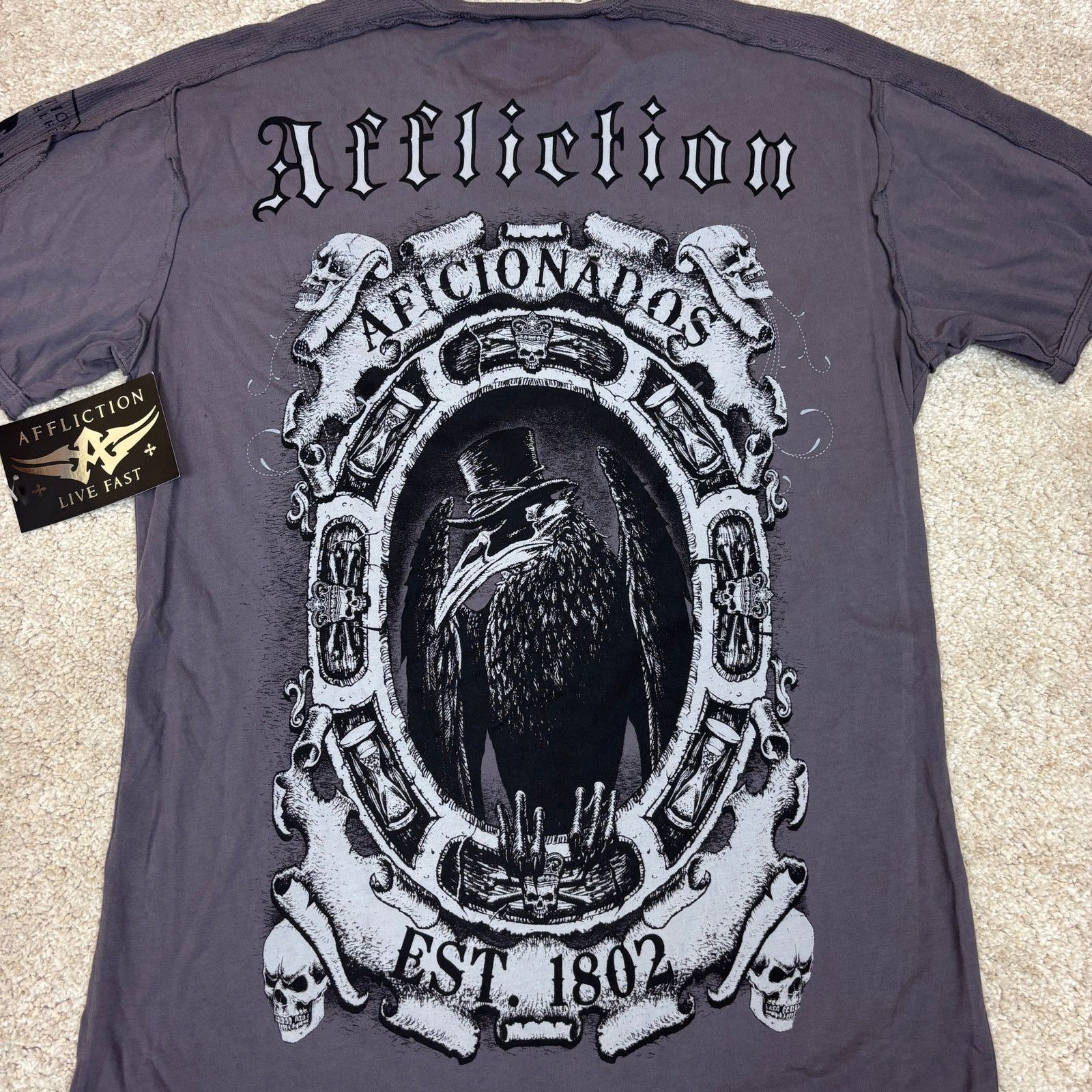 Affliction NWT Affliction Aficionados Cross T Shirt Jesse Pinkman Men M Size US M / EU 48-50 / 2 - 4 Thumbnail