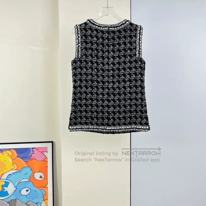 Chanel Chanel Checked vest Size XXS / US 00 / IT 34 - 2 Thumbnail