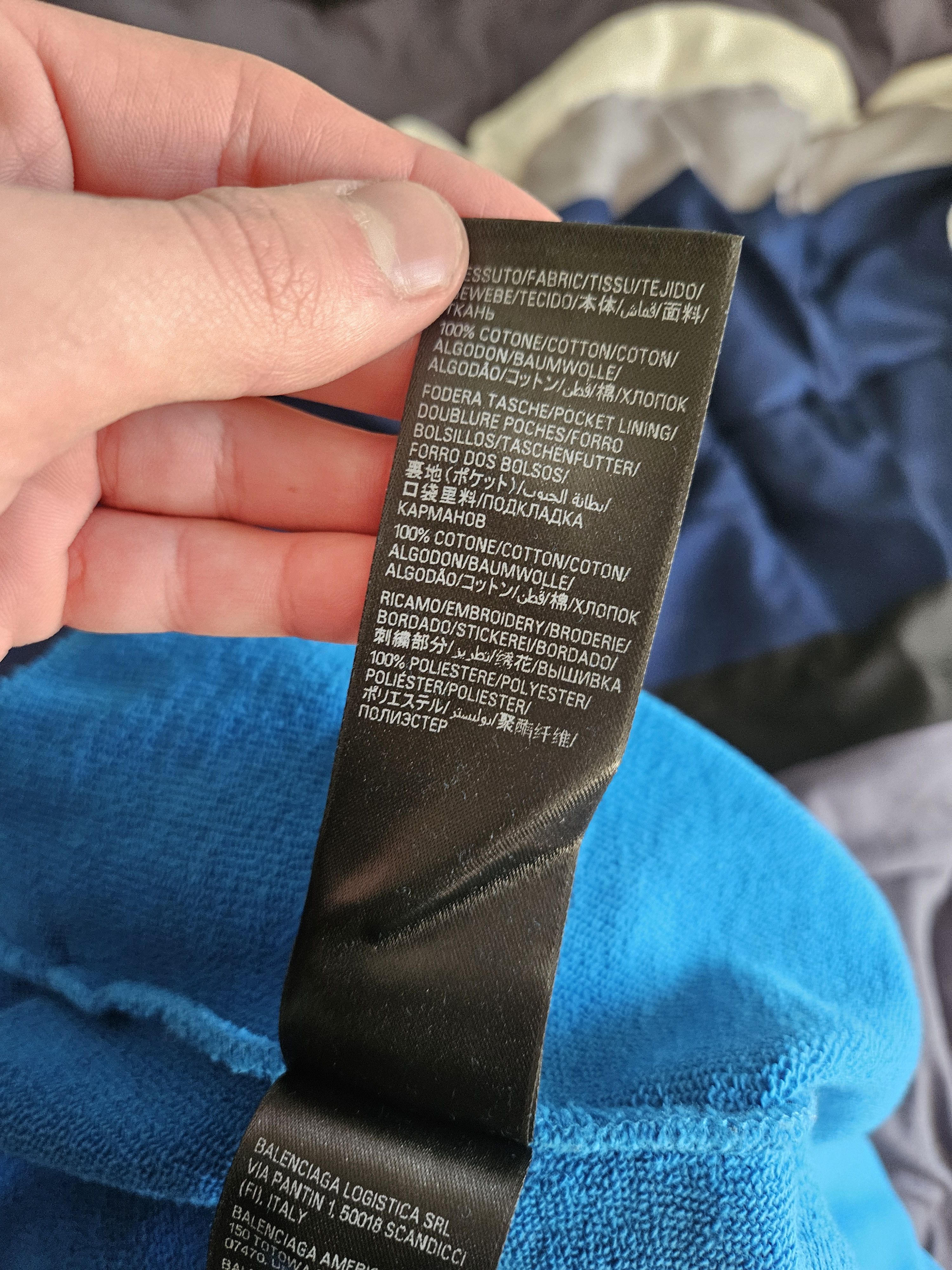 Balenciaga Basketball Loop Logo Sports Icon Blue Sweatpants Size US 28 / EU 44 - 11 Thumbnail