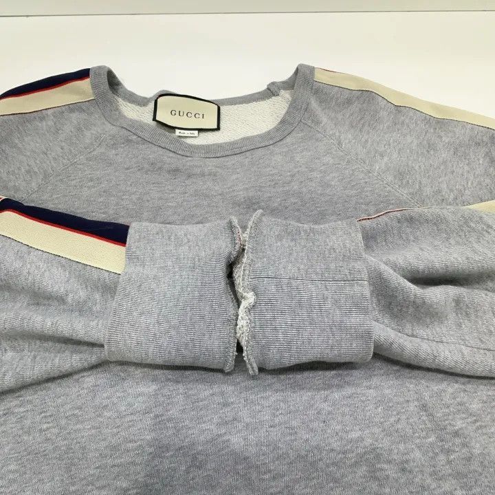 Gucci Gucci Gucci Logo Long Sleeve Sweatshirt for Men -2506 Size US L / EU 52-54 / 3 - 8 Thumbnail
