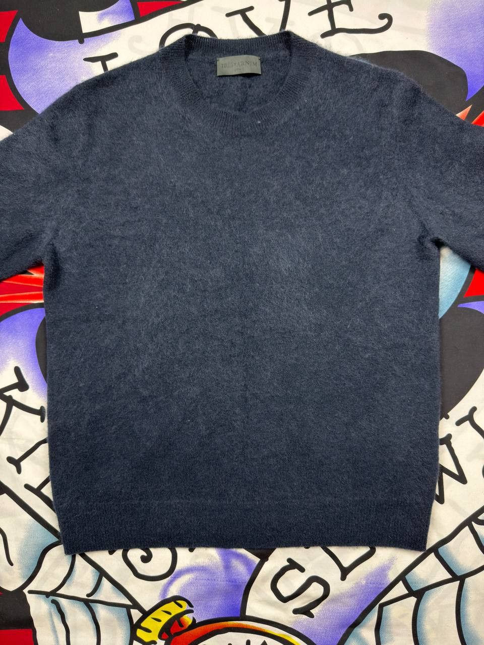Iris von Arnim Iris Von Arnim Luxury Uomo Cashmere Sweater Navy Jumper Size US S / EU 44-46 / 1 - 2 Thumbnail