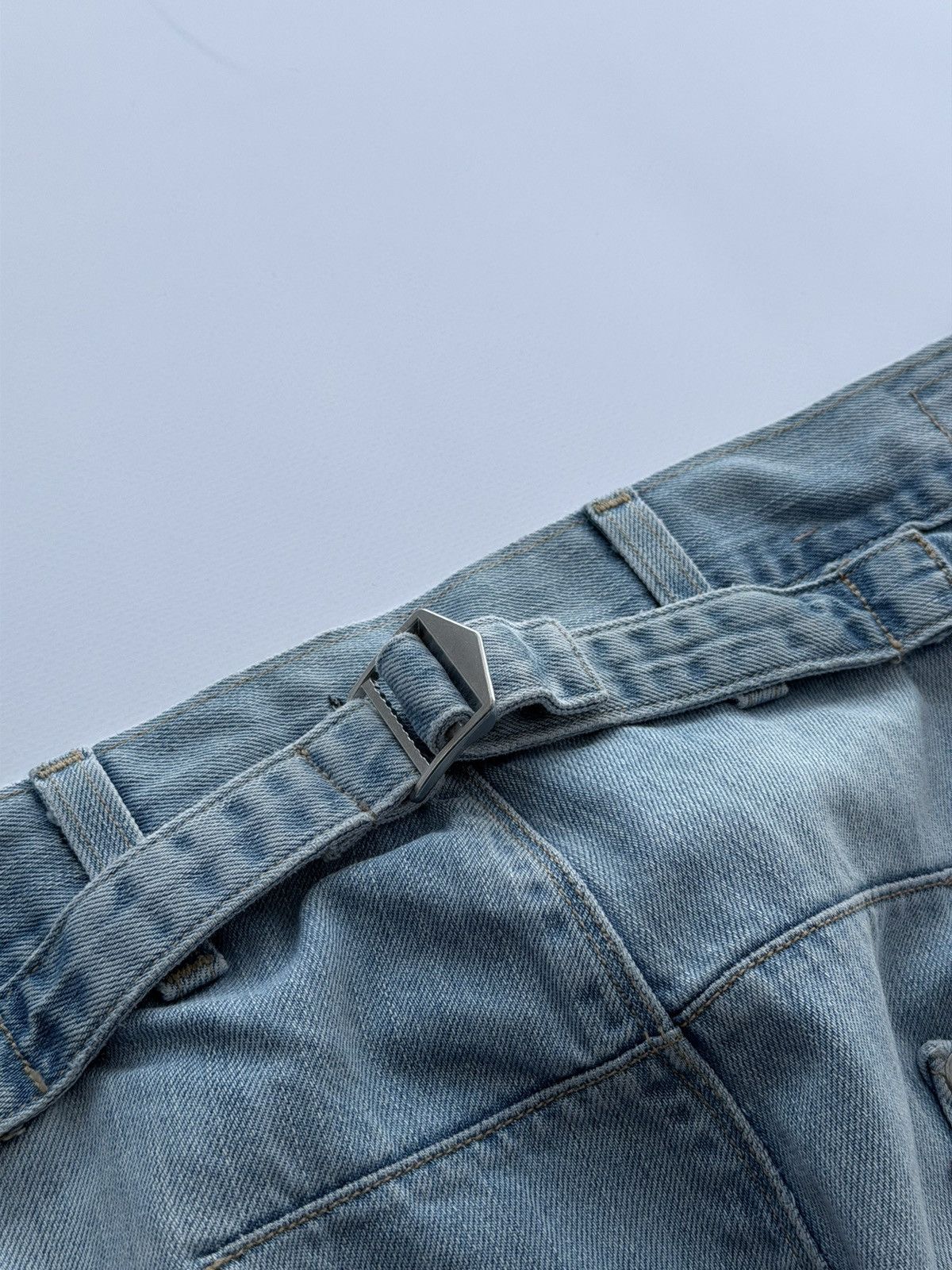 Levi's Levis Engineered Buckle Back Washed Twisted Jeans Size US 32 / EU 48 - 3 Thumbnail