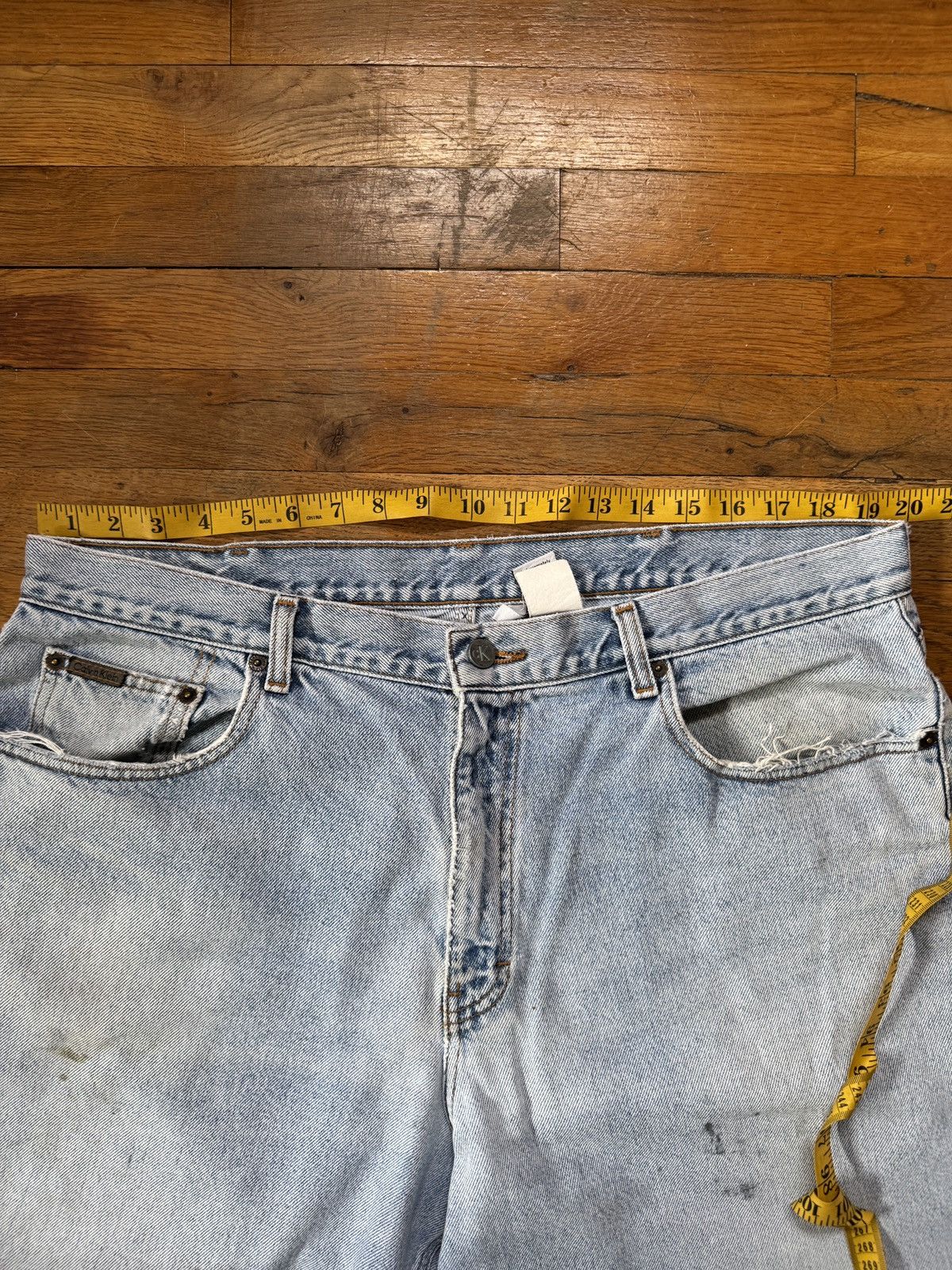 Vintage Vintage Calvin Klein Painter Jeans light wash Size US 40 / EU 56 - 6 Thumbnail