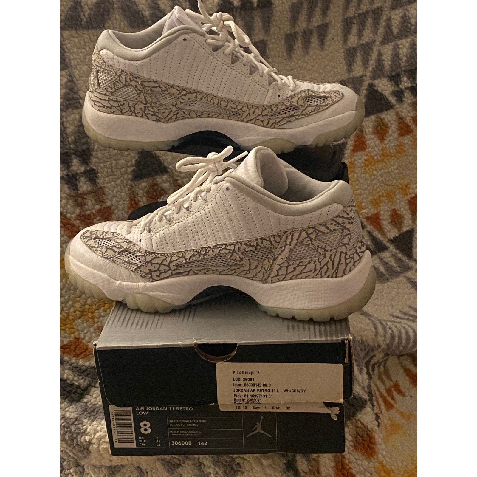Jordan Brand Air Jordan 11 Retro Low IE 'Cobalt' 2003 Size US 8 / EU 41 - 3 Thumbnail