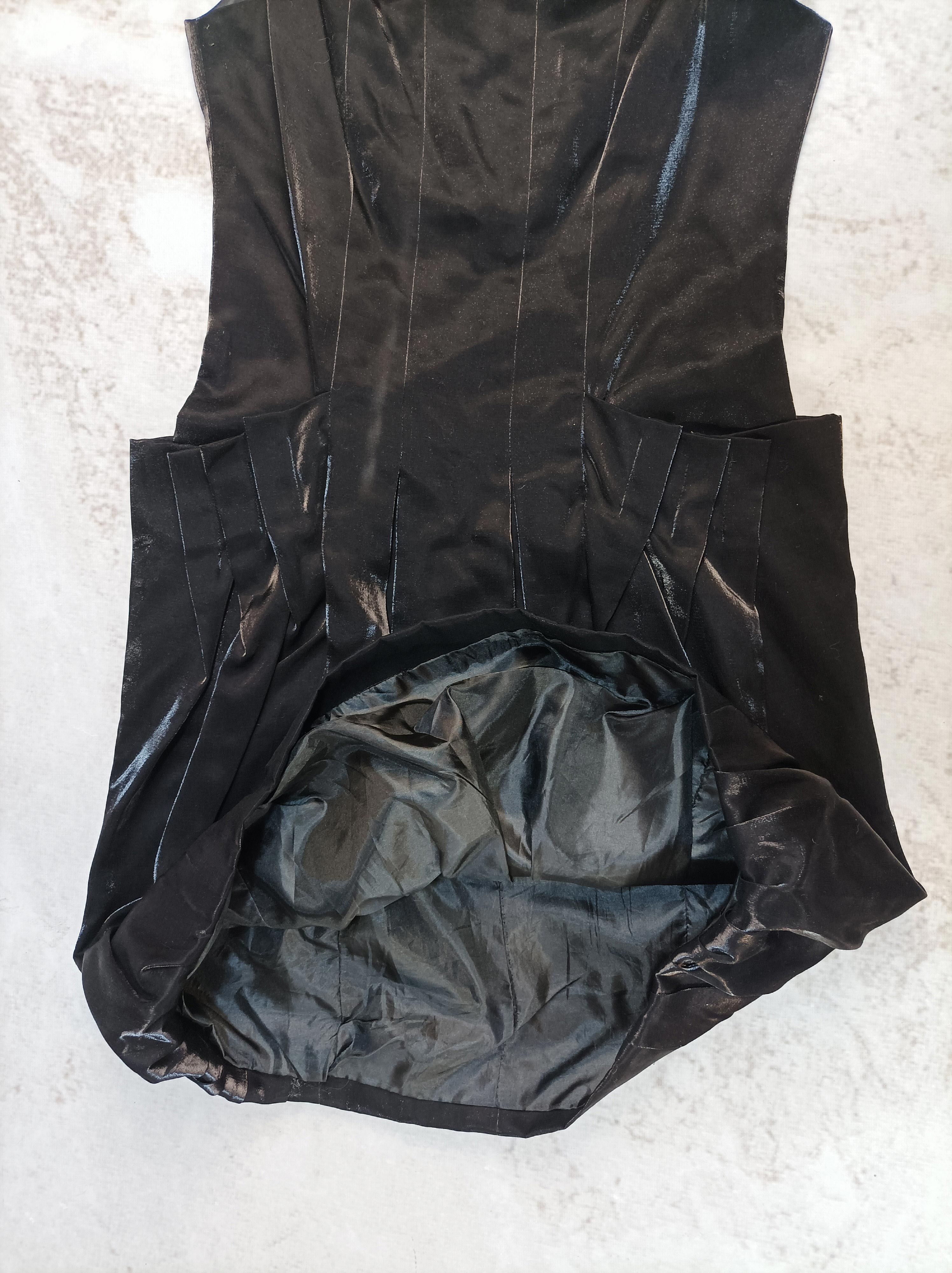 Diane von Furstenberg Diane von Furstenberg Black Silk Cotton Pleated Dress Size 6 Size M / US 6-8 / IT 42-44 - 7 Thumbnail