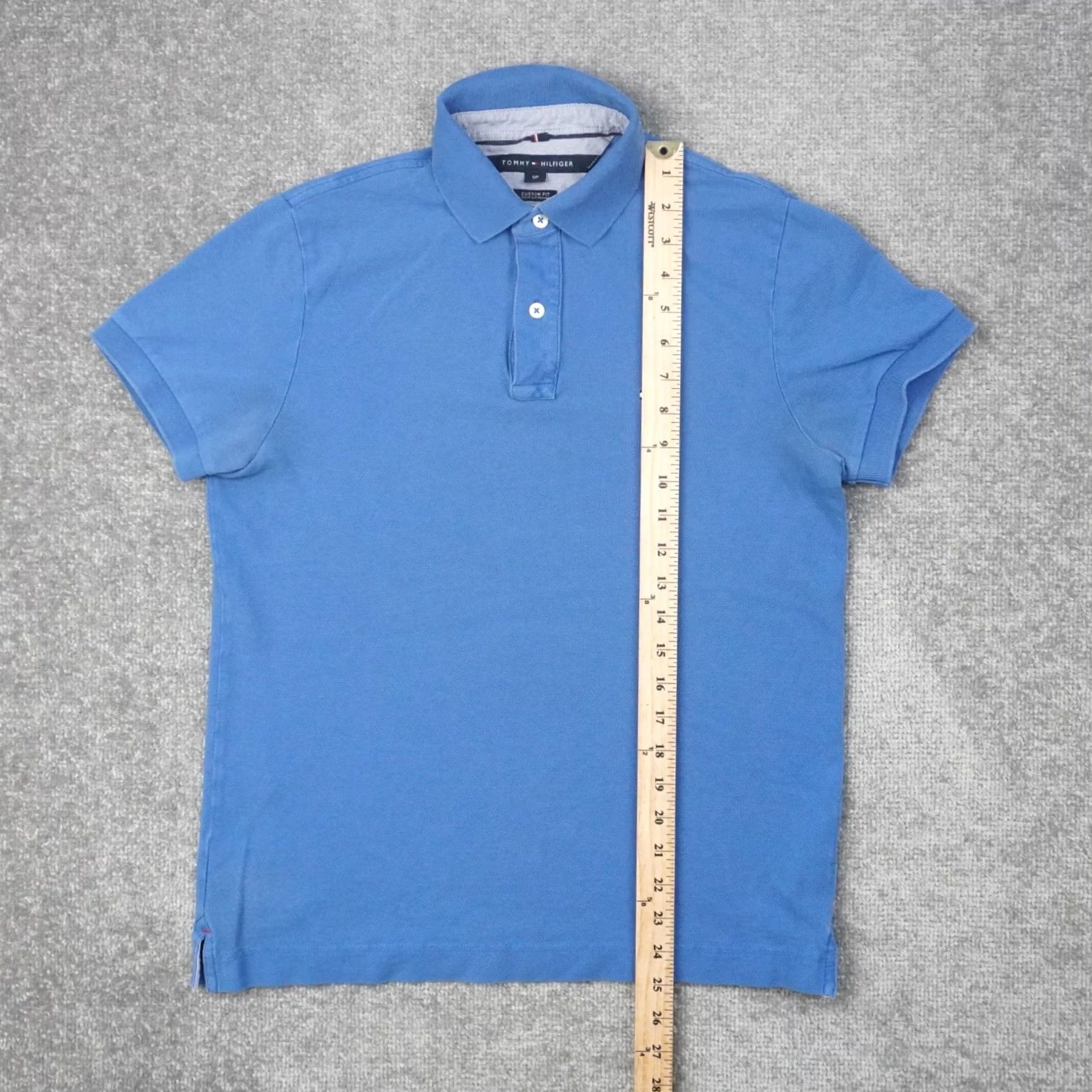 Tommy Hilfiger Tommy Hilfiger Polo Shirt Mens Small Blue Short Sleeve Collared Button Logo Classic Size US S / EU 44-46 / 1 - 3 Thumbnail