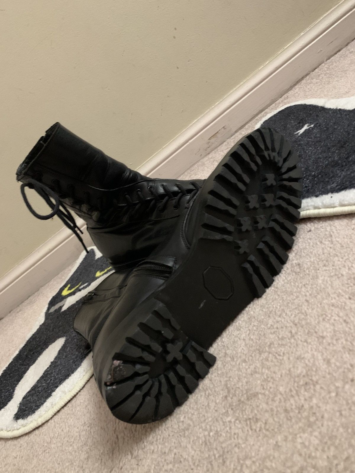 Yohji Yamamoto YYPH Twisted Lace Up Boots Size US 9 / EU 42 - 5 Thumbnail